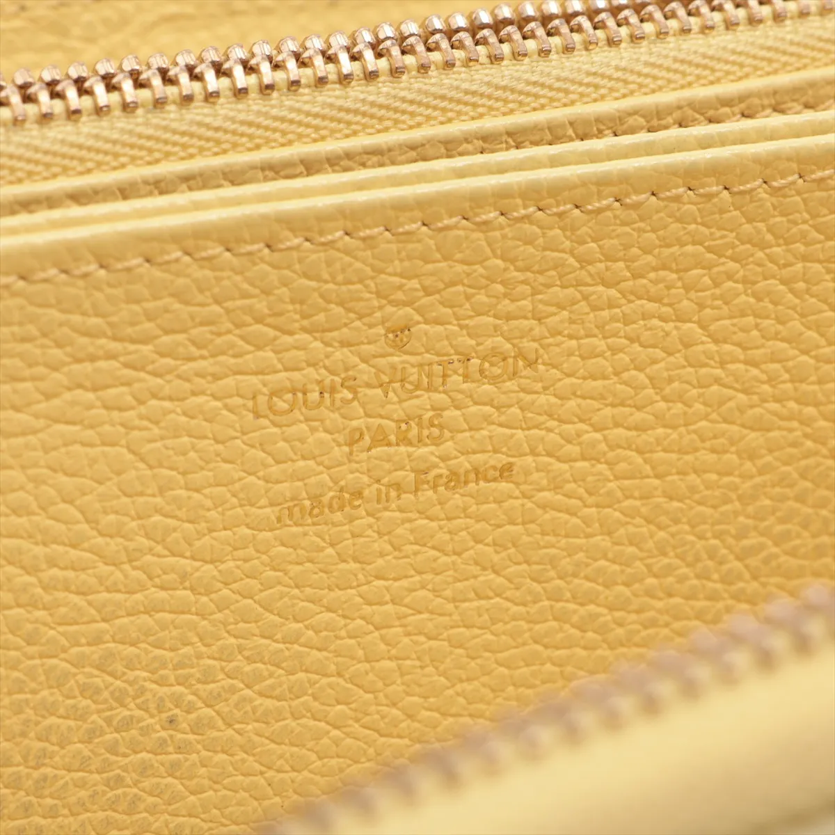 Monogram Empreinte Zippy Wallet M81427 Yellow Round Zip Wallet (RFID detected) — view 11