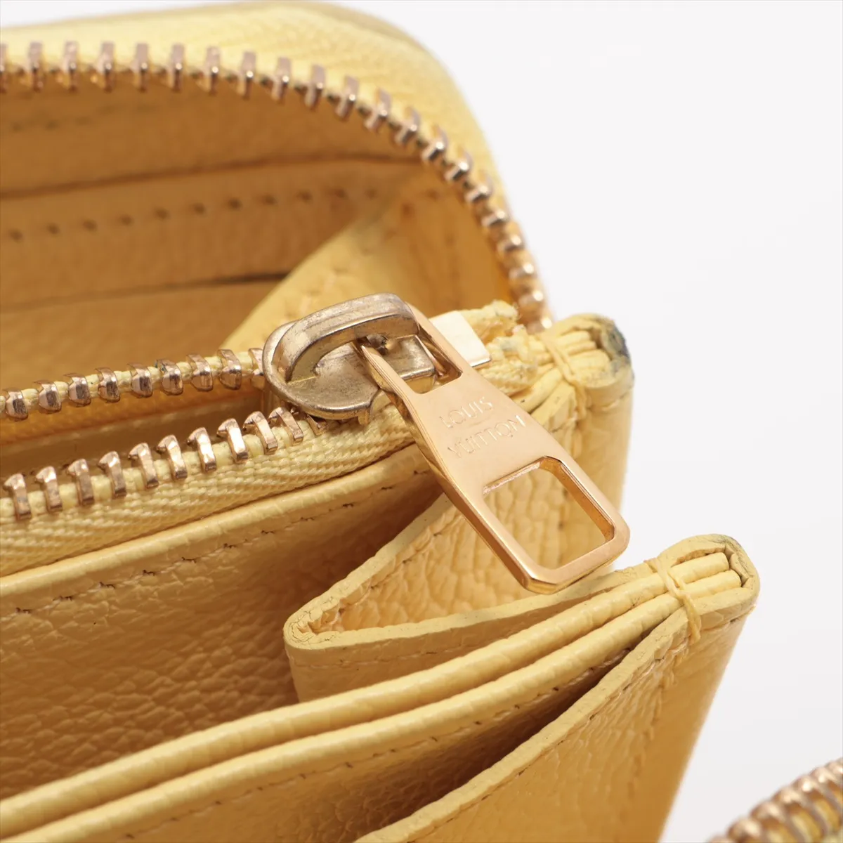 Monogram Empreinte Zippy Wallet M81427 Yellow Round Zip Wallet (RFID detected) — view 12