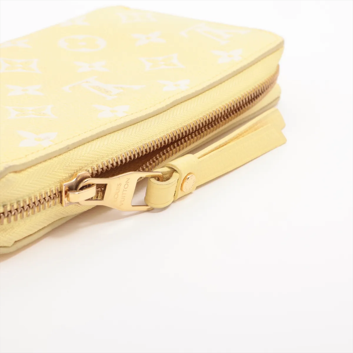 Monogram Empreinte Zippy Wallet M81427 Yellow Round Zip Wallet (RFID detected) — view 14