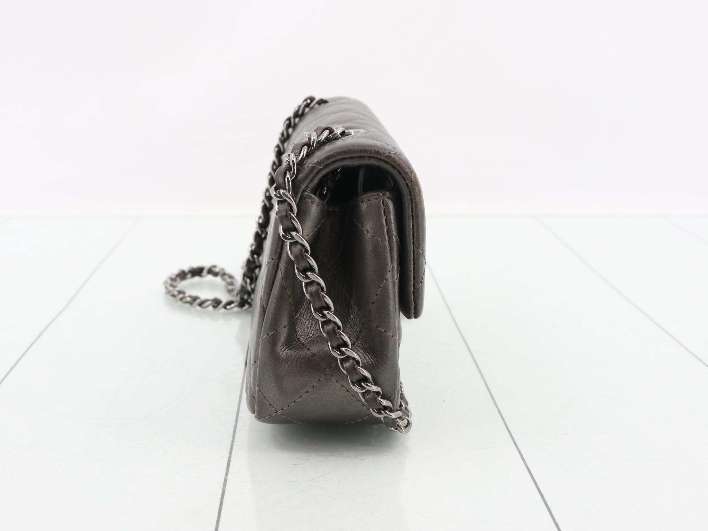 Matelassé Chain Shoulder Bag — view 4