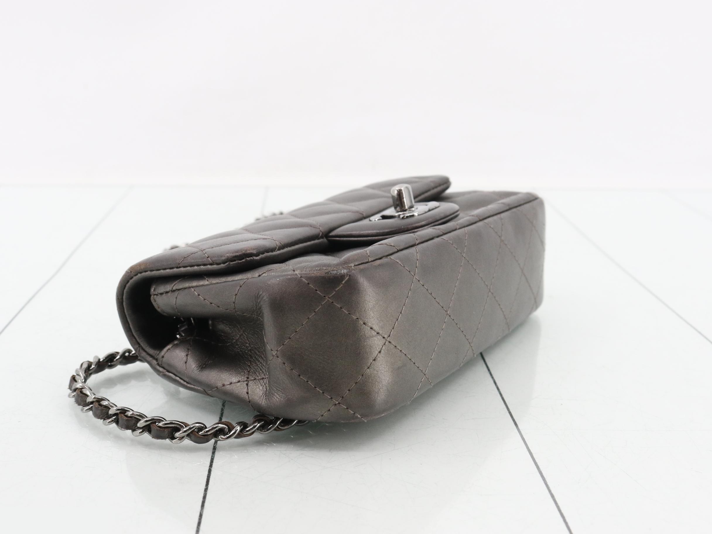 Matelassé Chain Shoulder Bag — view 5