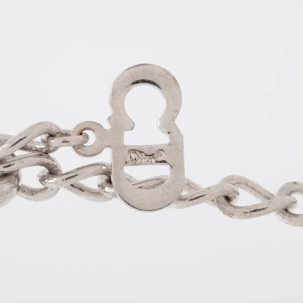 Logo Necklace GP Silver — view 4