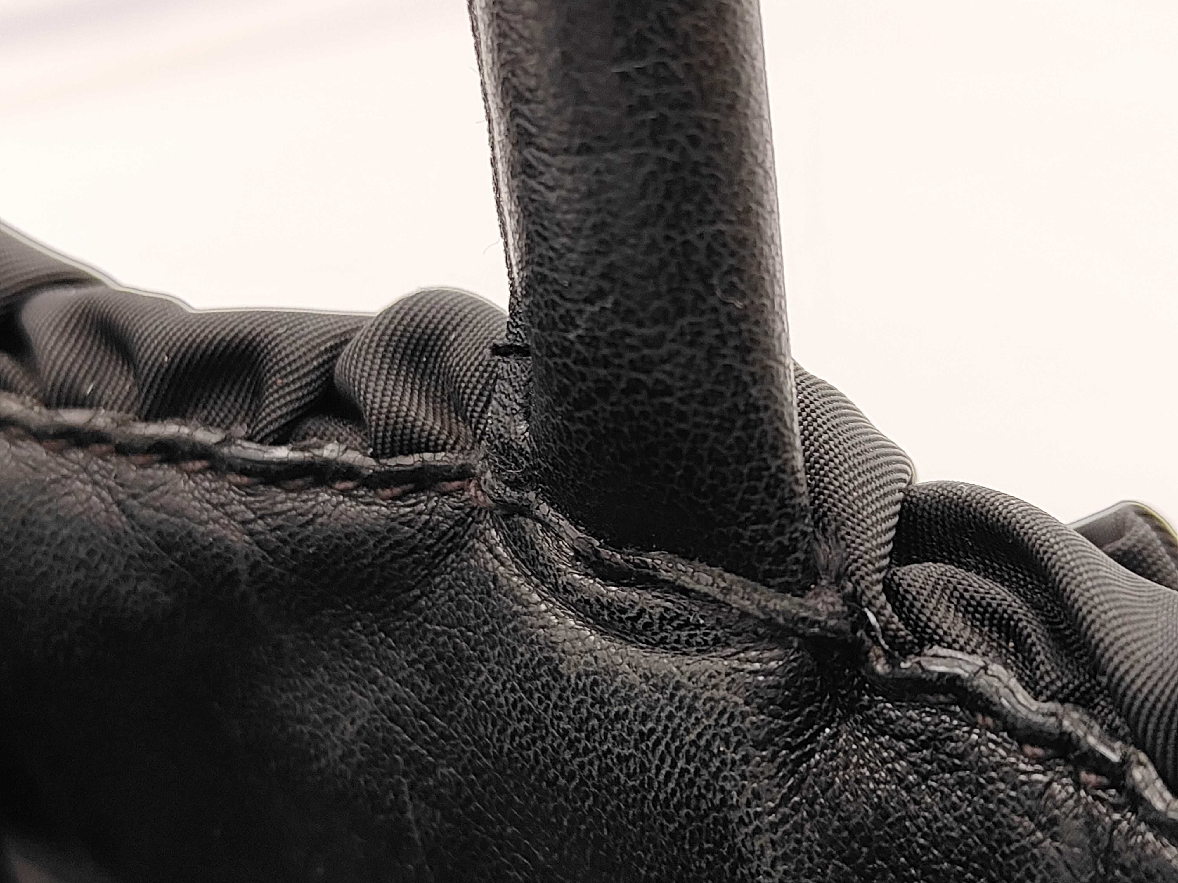 Black Pleated Tote Bag Handbag — view 5