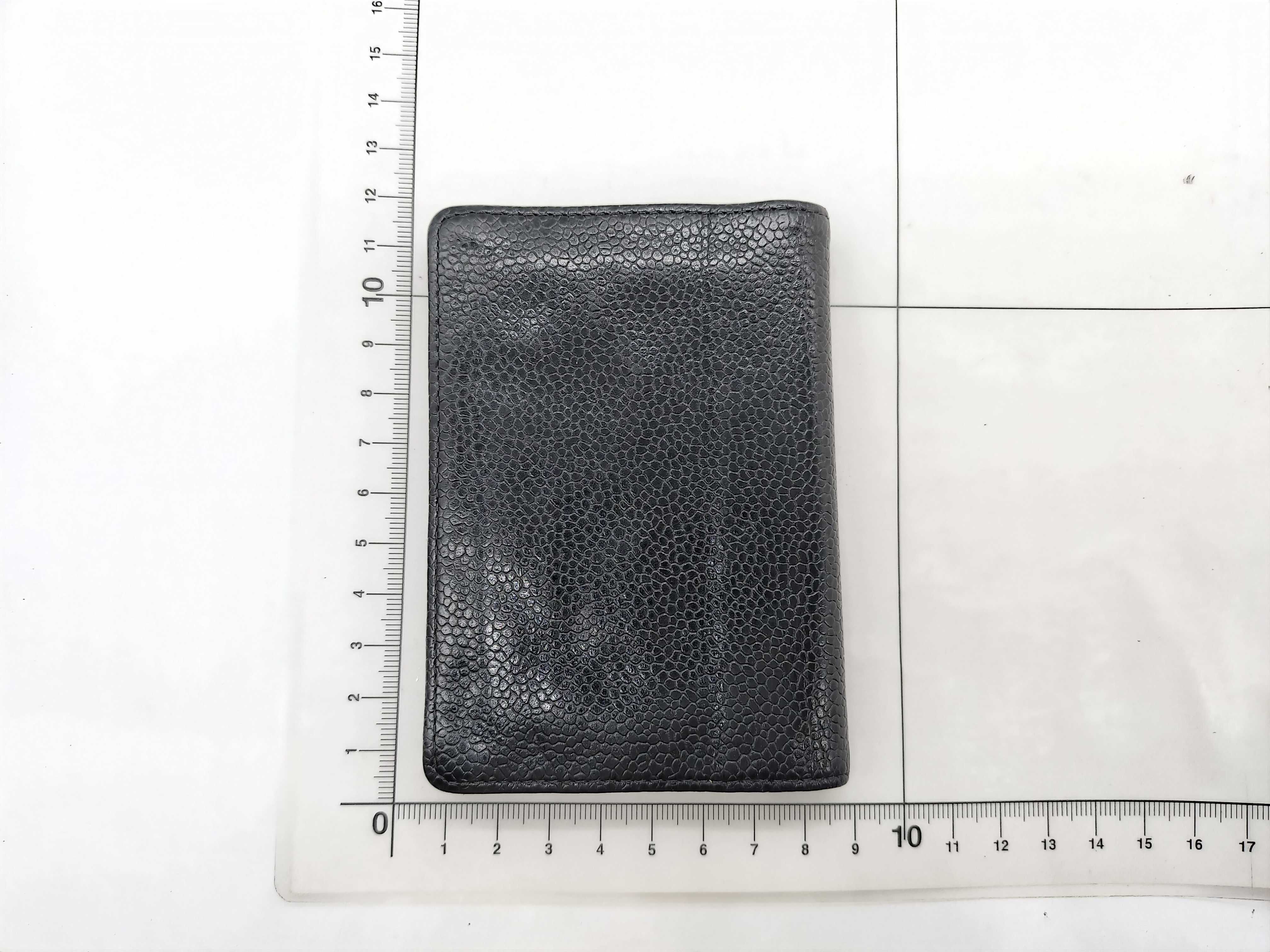 Caviar Skin Coco Mark Card Case (Card Case, Pass Case, Business Card Holder) — view 2