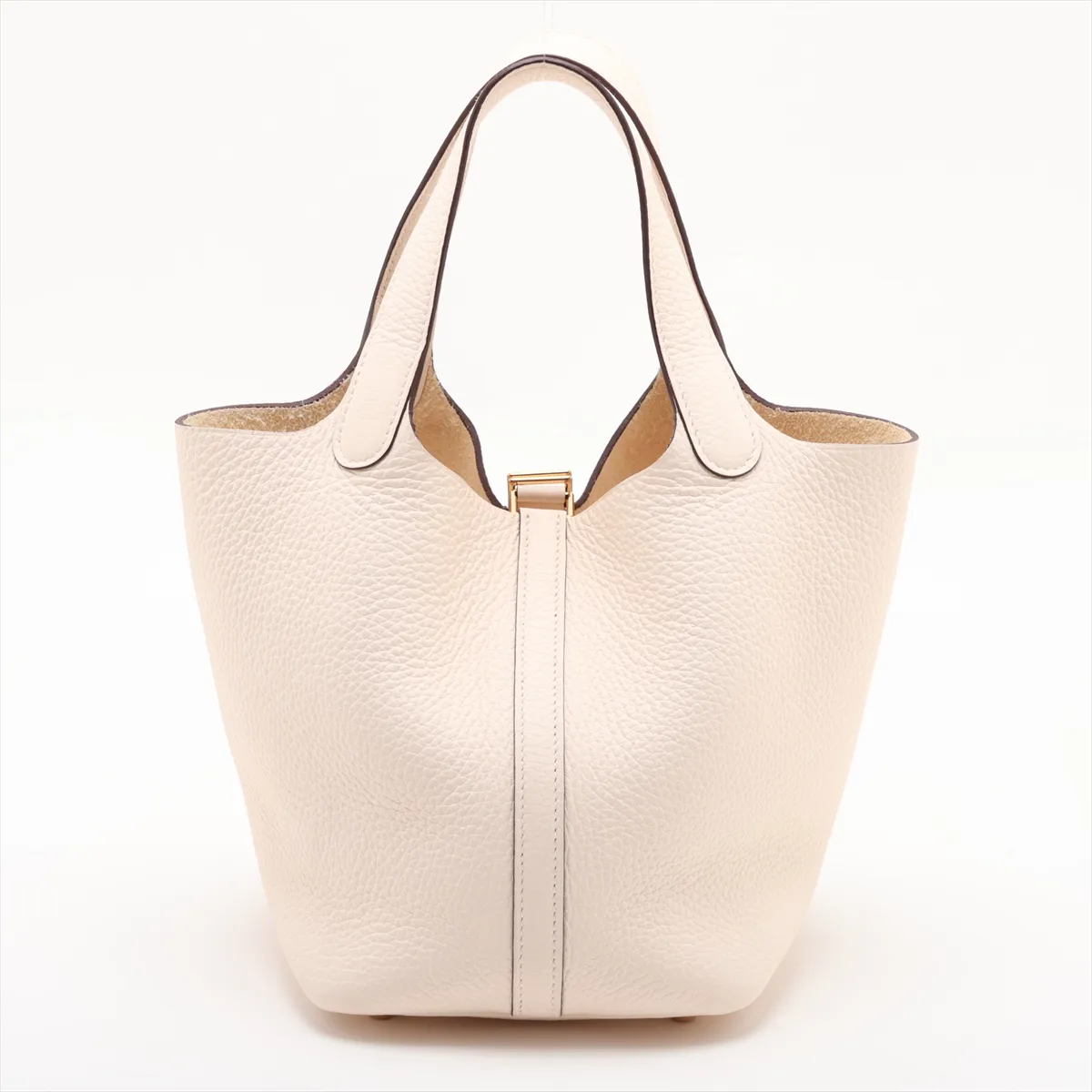 Picotin Lock 18 PM, Taurillon Clemence leather, Nata leather, silver hardware, W: 2024 — view 2