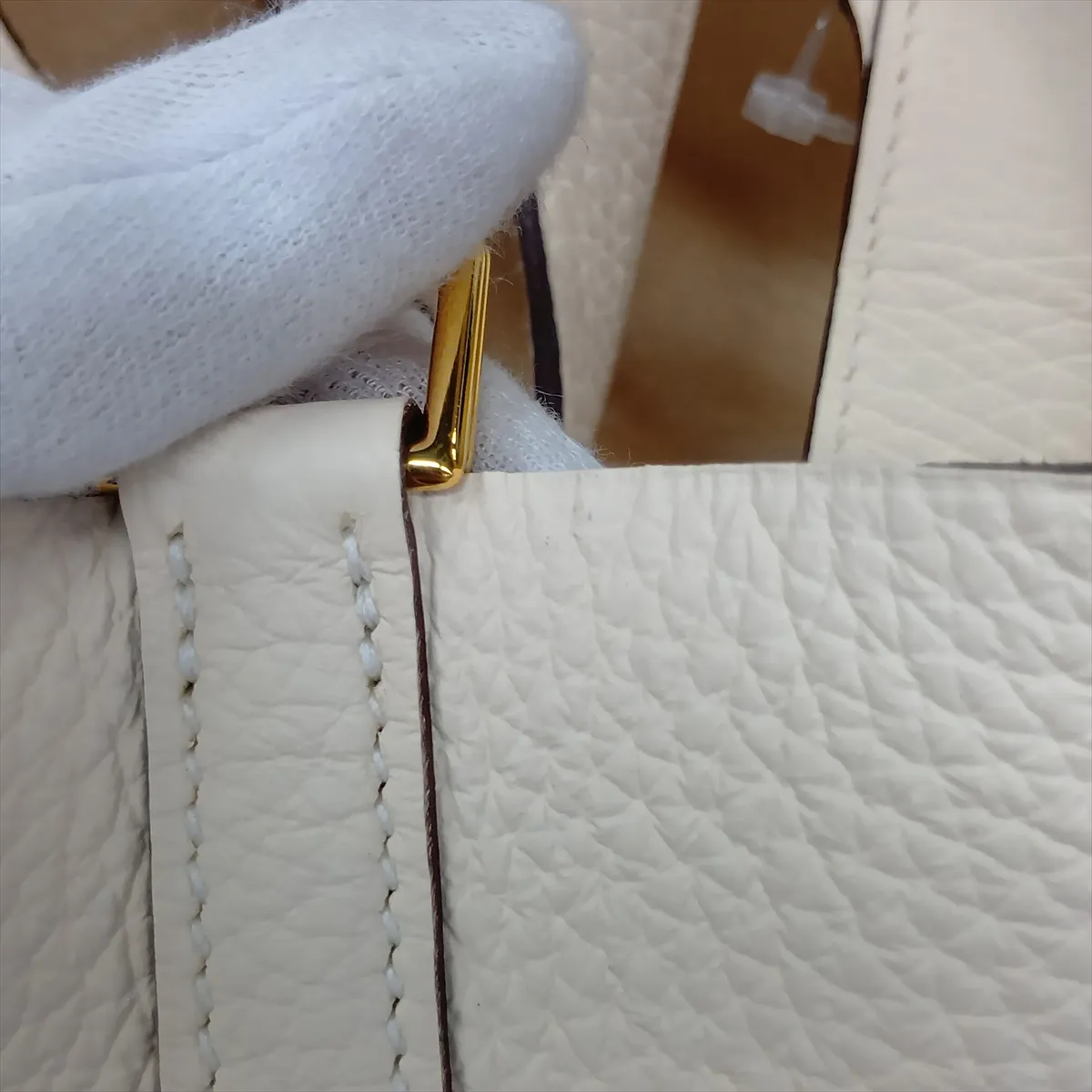 Picotin Lock 18 PM, Taurillon Clemence leather, Nata leather, silver hardware, W: 2024 — view 11