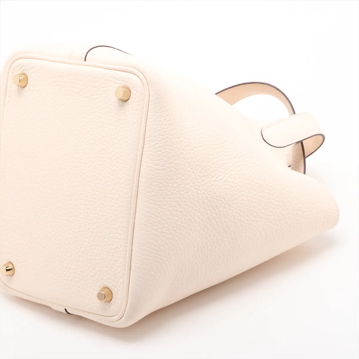 Picotin Lock 18 PM, Taurillon Clemence leather, Nata leather, silver hardware, W: 2024 — view 3