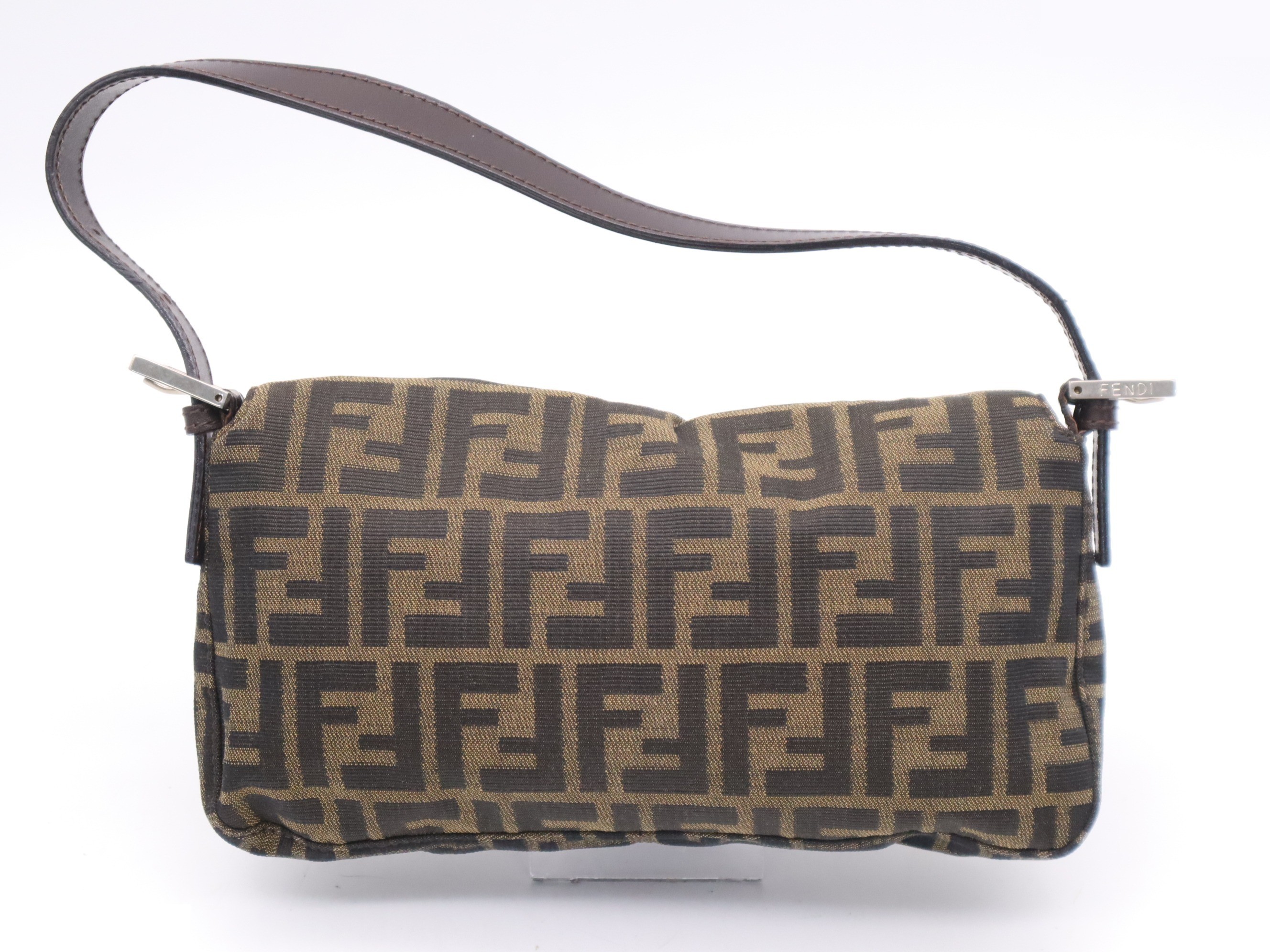 Canvas Zucca Mamma Bucket Brown SV hardware — view 2