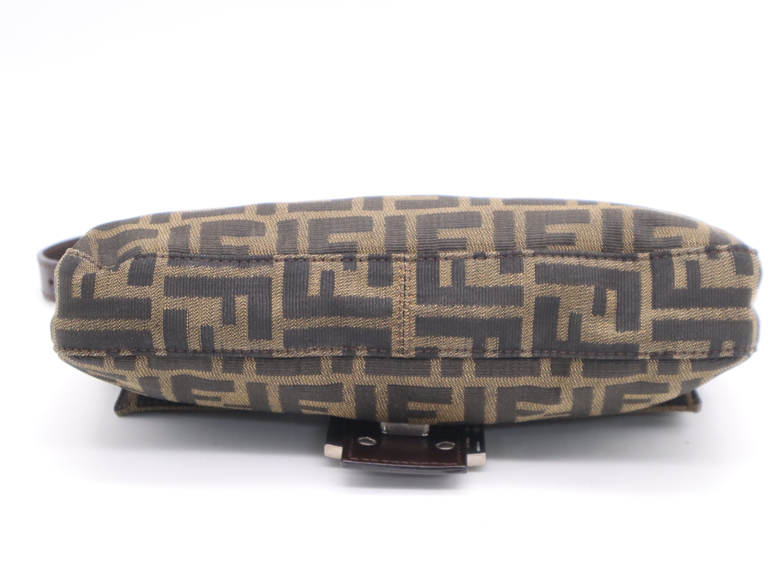 Canvas Zucca Mamma Bucket Brown SV hardware — view 4