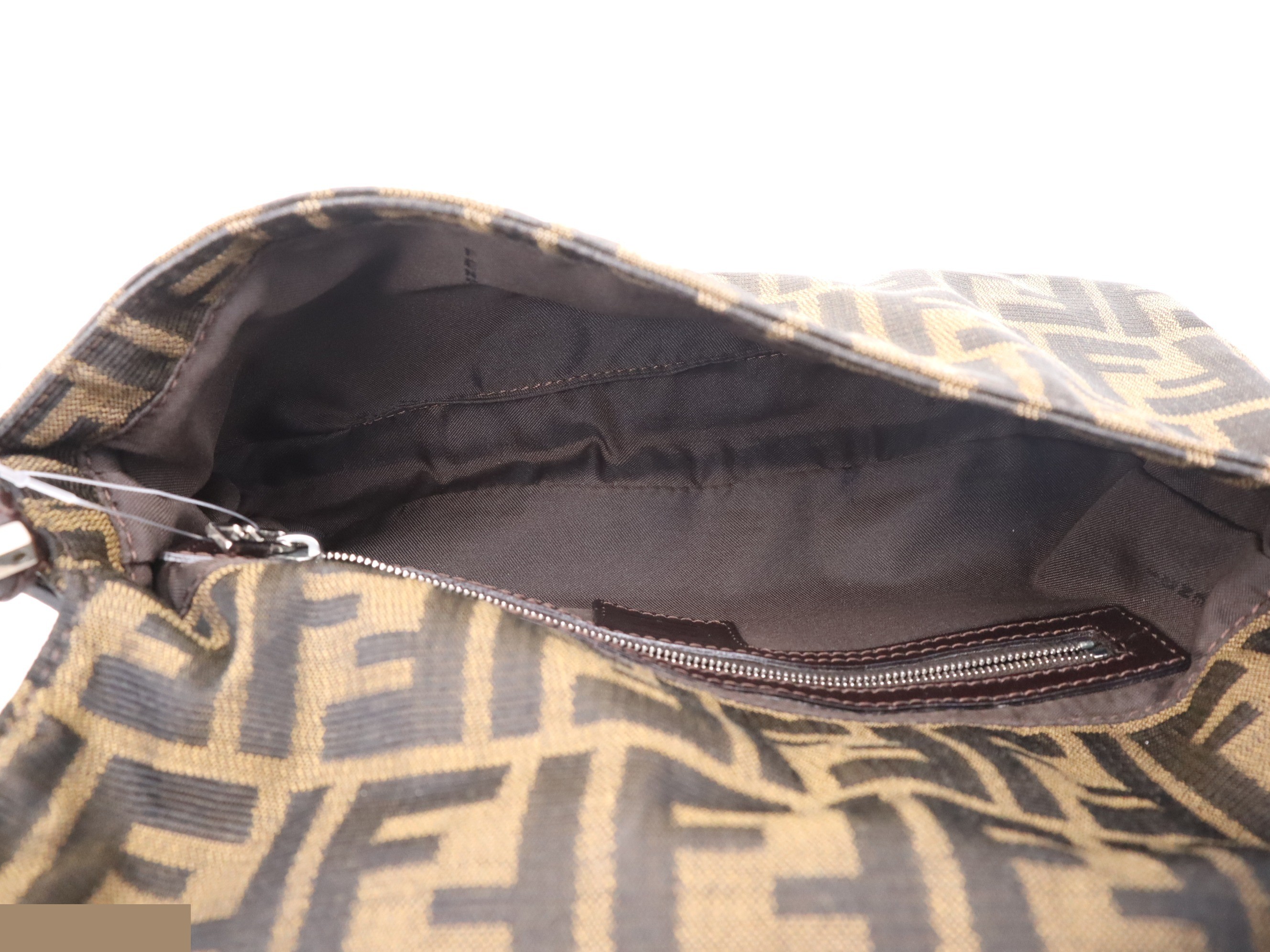 Canvas Zucca Mamma Bucket Brown SV hardware — view 7