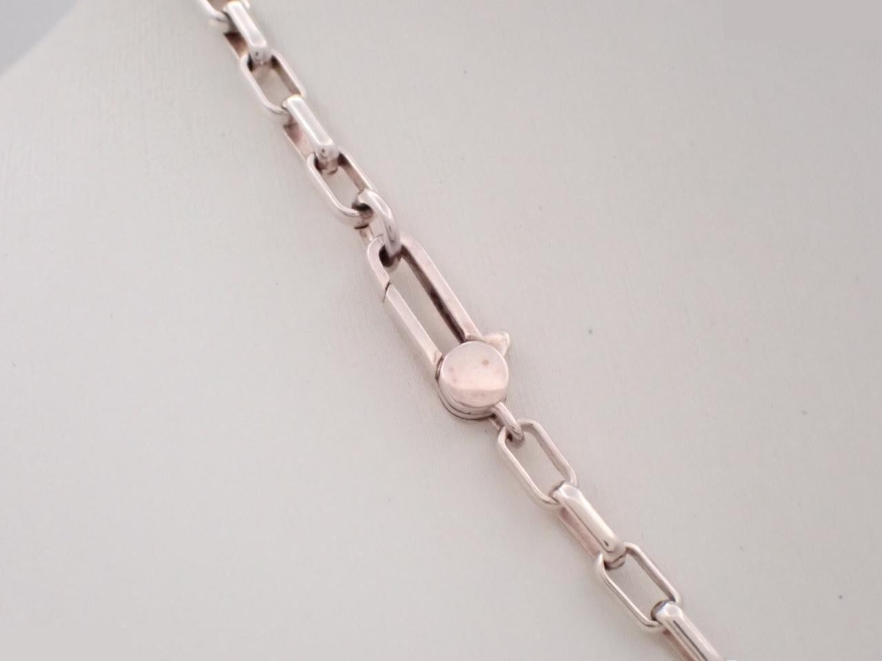 Interlocking 925 Necklace, 23.2g, Chain approx. 50cm — view 2