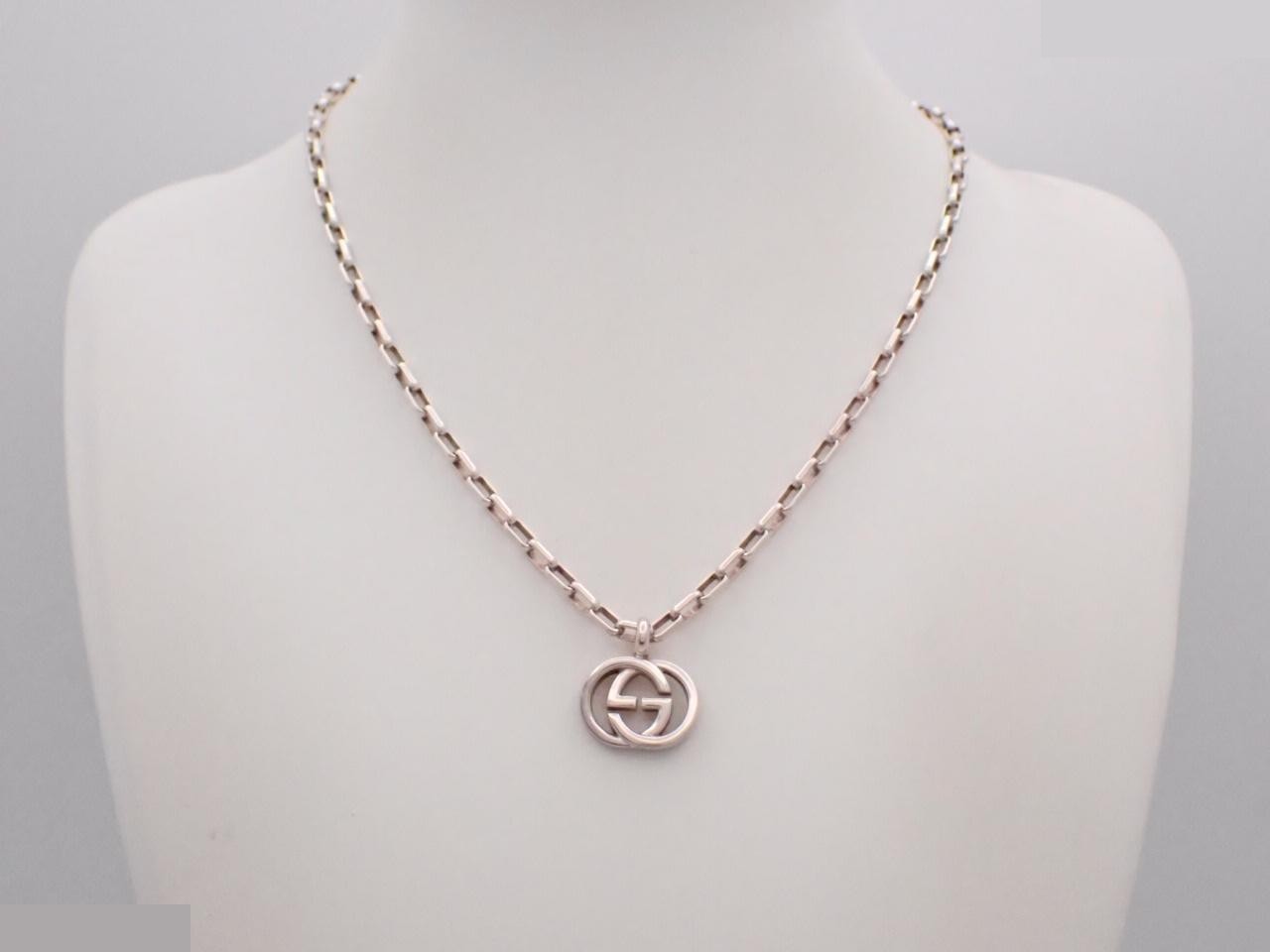 Interlocking 925 Necklace, 23.2g, Chain approx. 50cm — view 3