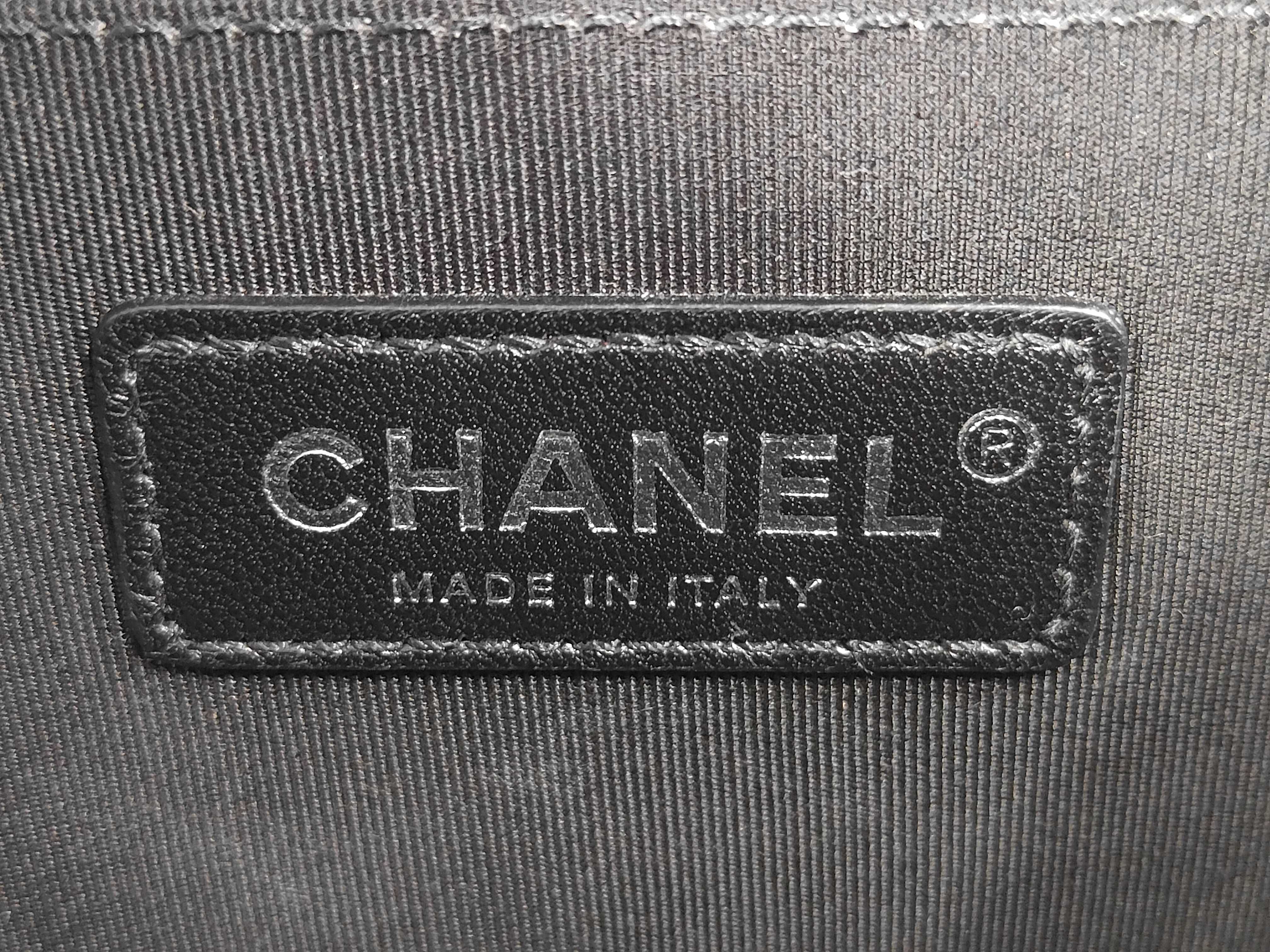 Boy Chanel 25 Black Caviar Leather Women's Shoulder Bag — view 11