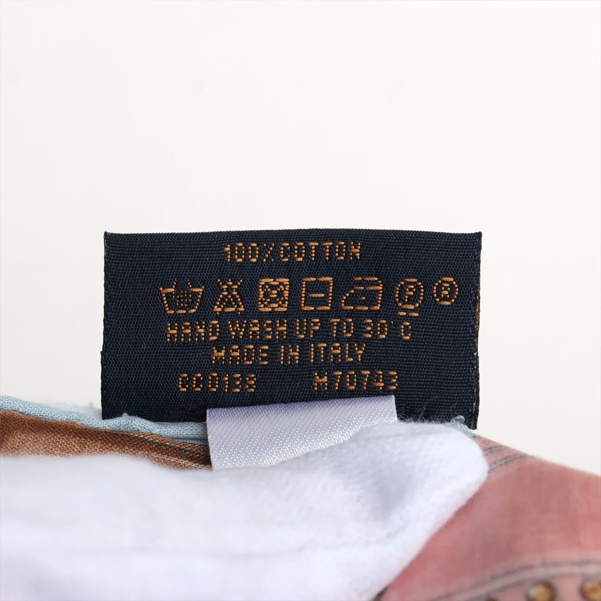 Trunk CC0138 Scarf Cotton Blue x Pink — view 7
