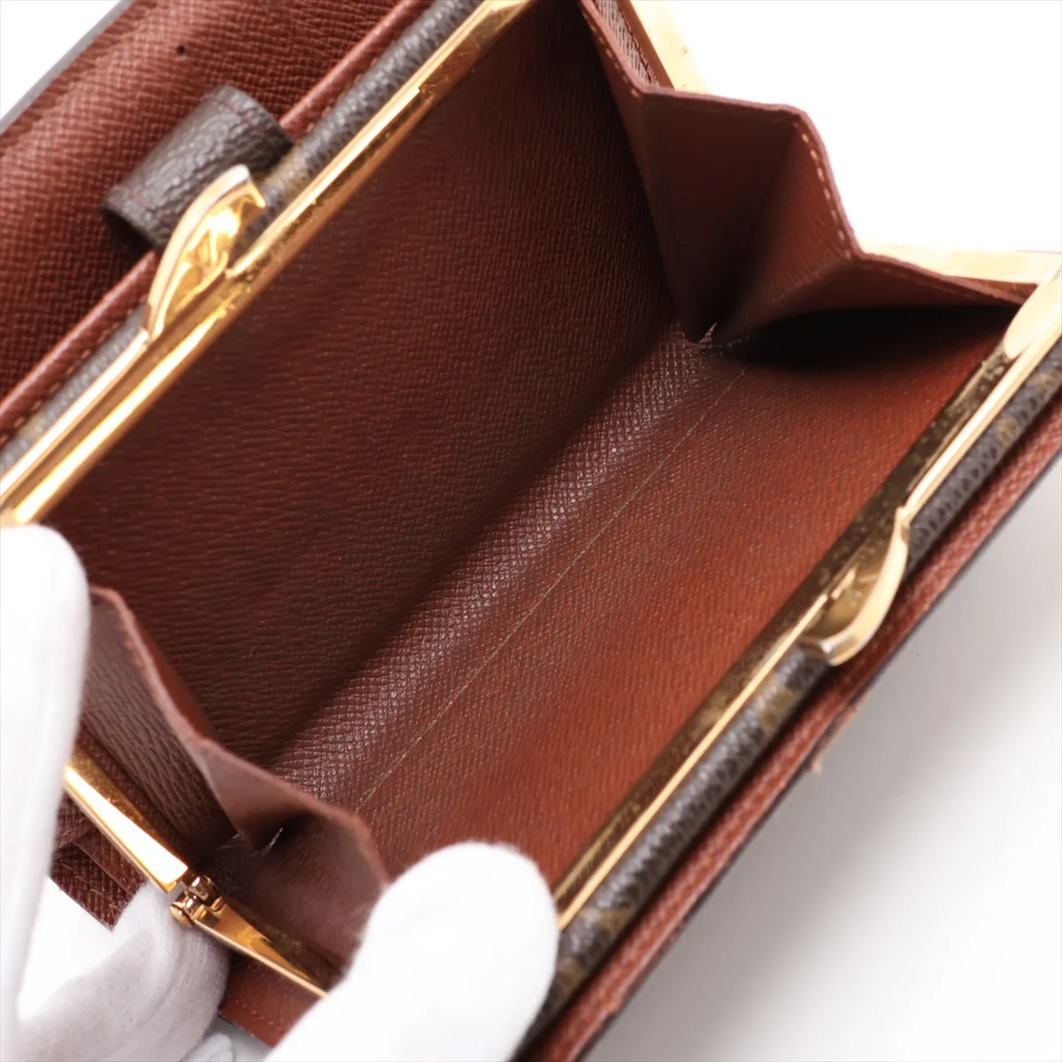 Monogram Portefeuille Viennois M61674 TH1014 Brown Compact Wallet — view 5