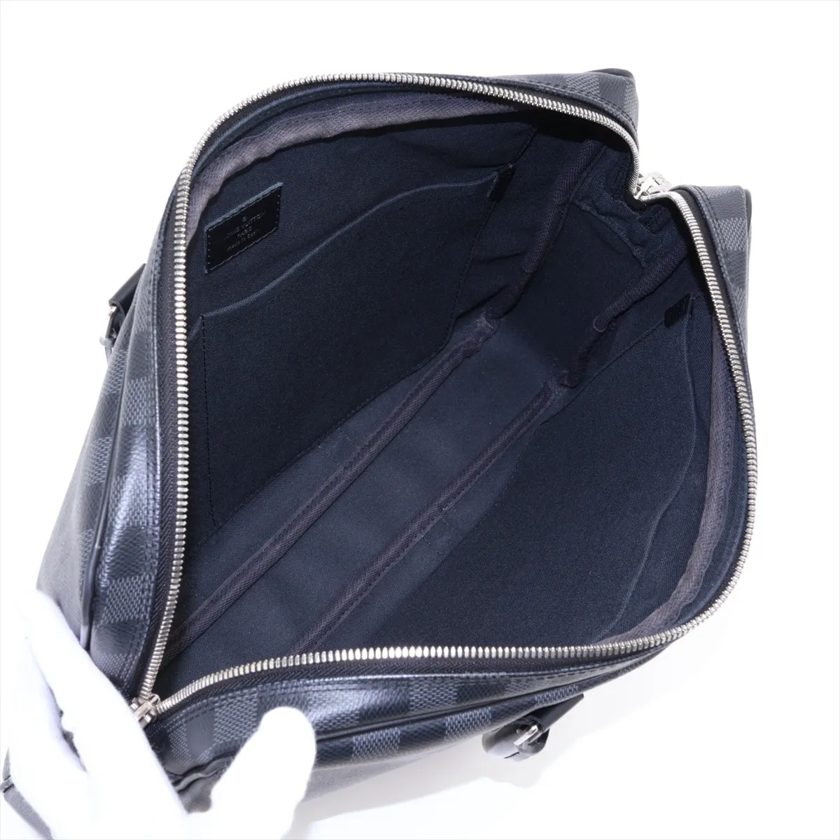 Damier Graphite Porte Documents Voyage PM N41478 GI2156 Black — view 7