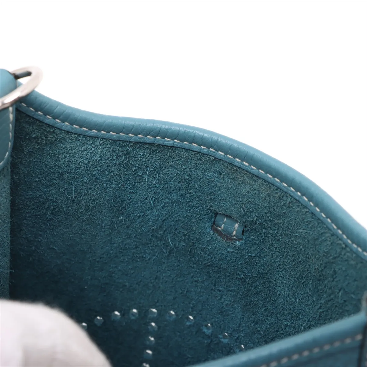 Evelyne 16 TPM Taurillon Clemence New Blue Jean Silver Hardware W:2024 — view 11