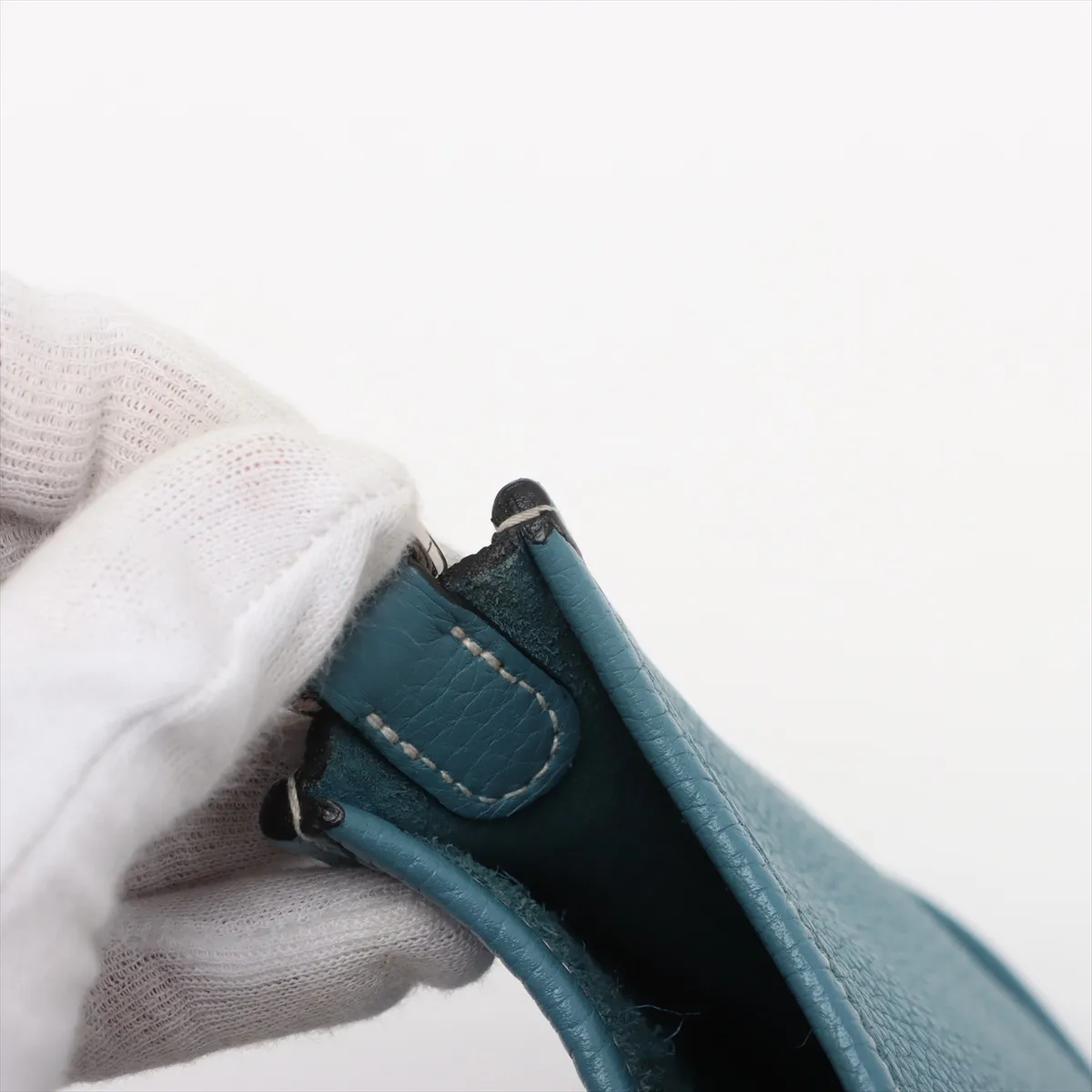Evelyne 16 TPM Taurillon Clemence New Blue Jean Silver Hardware W:2024 — view 9