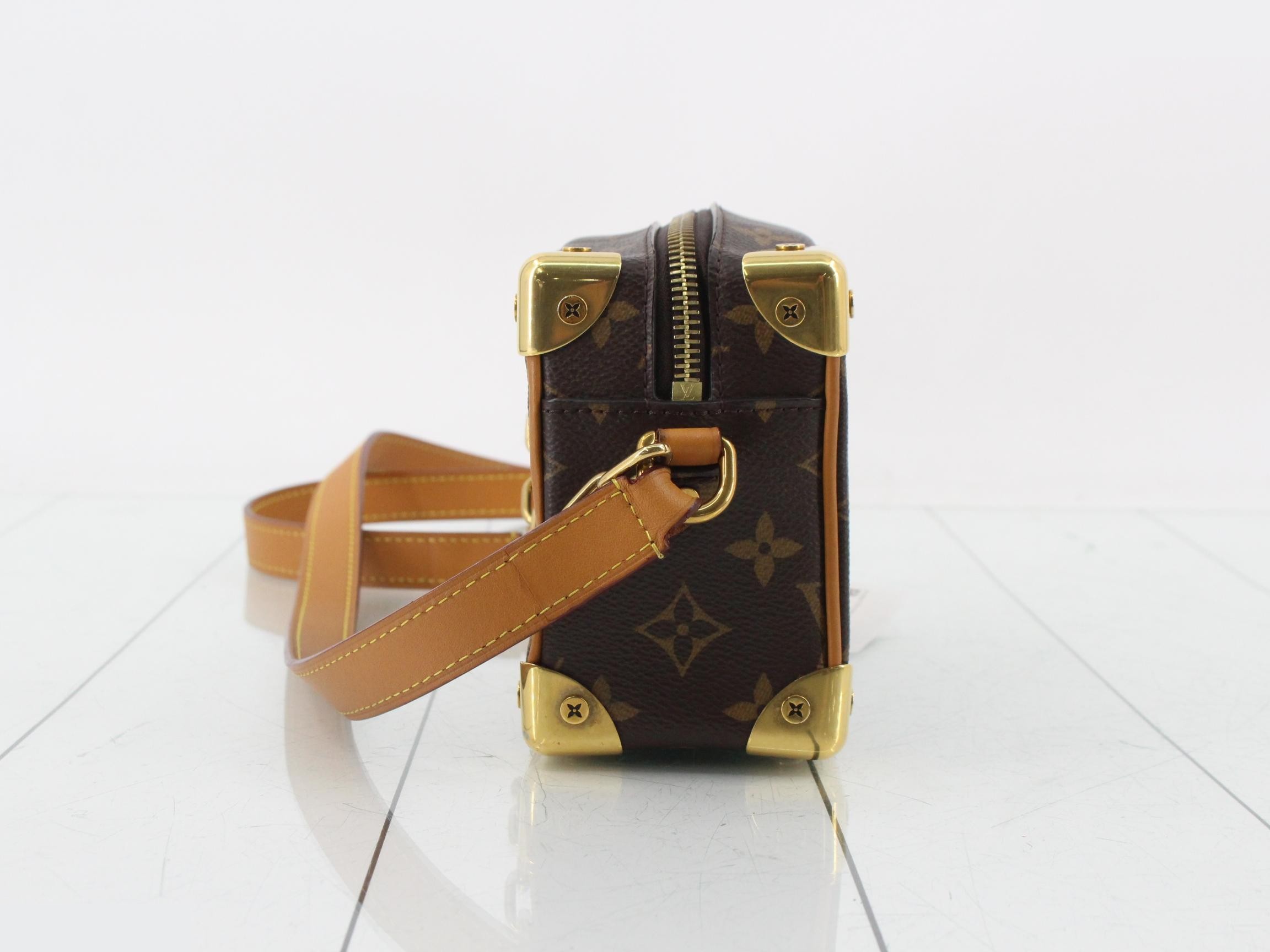 Mini Soft Trunk Monogram Chain Shoulder — view 3