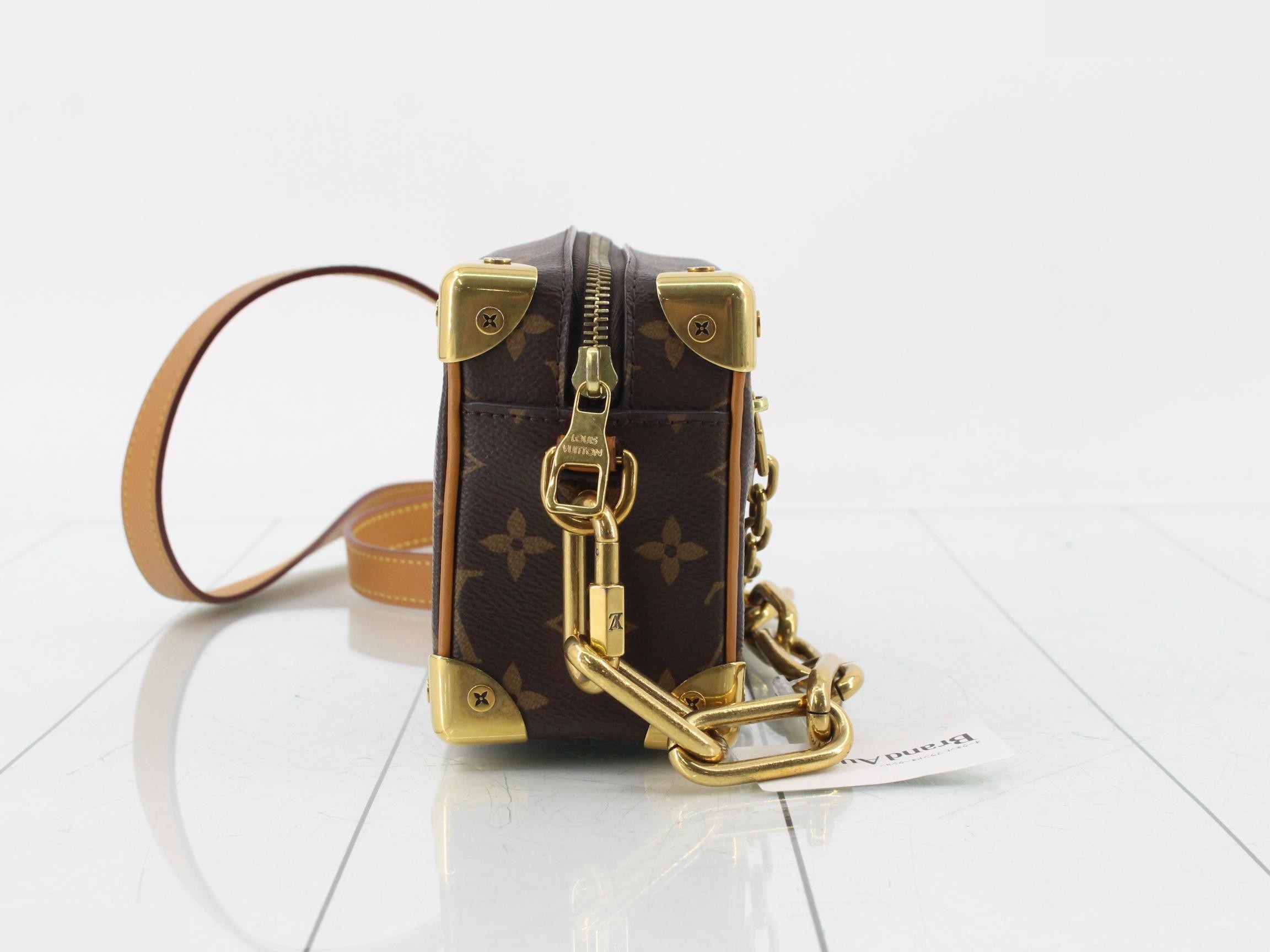 Mini Soft Trunk Monogram Chain Shoulder — view 4