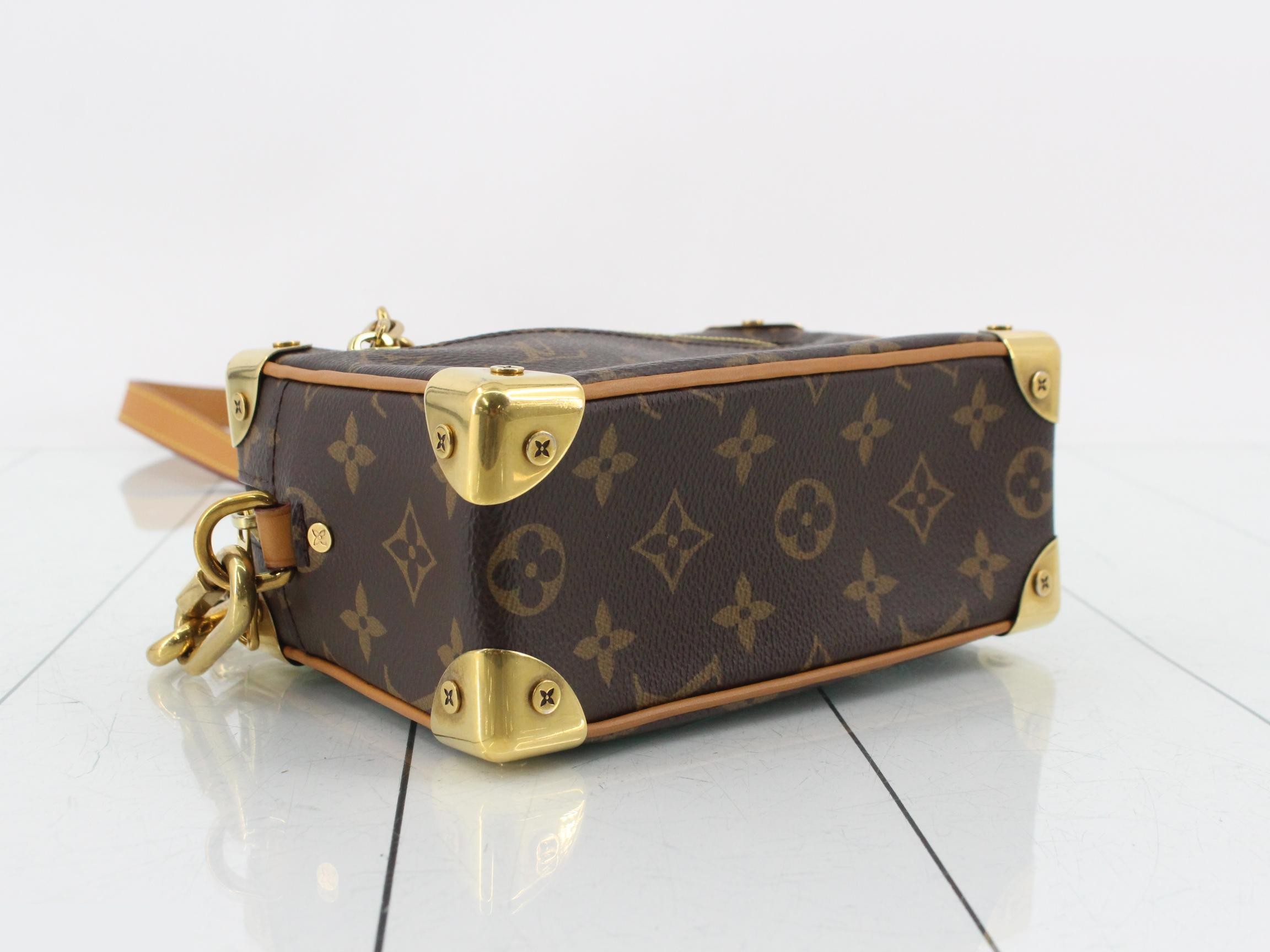 Mini Soft Trunk Monogram Chain Shoulder — view 5