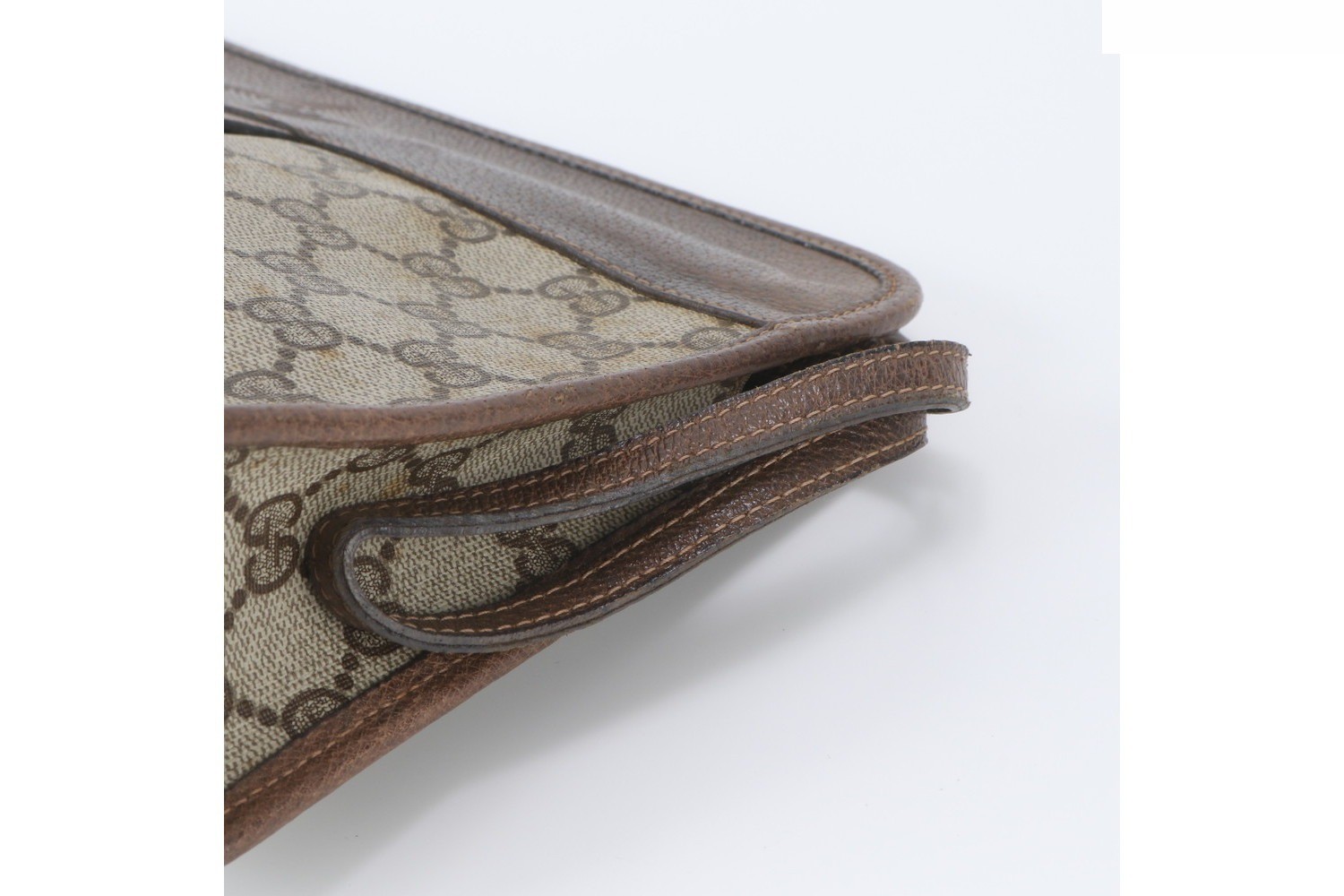GG Supreme 67 039 5466 Leather Second Bag Clutch — view 3