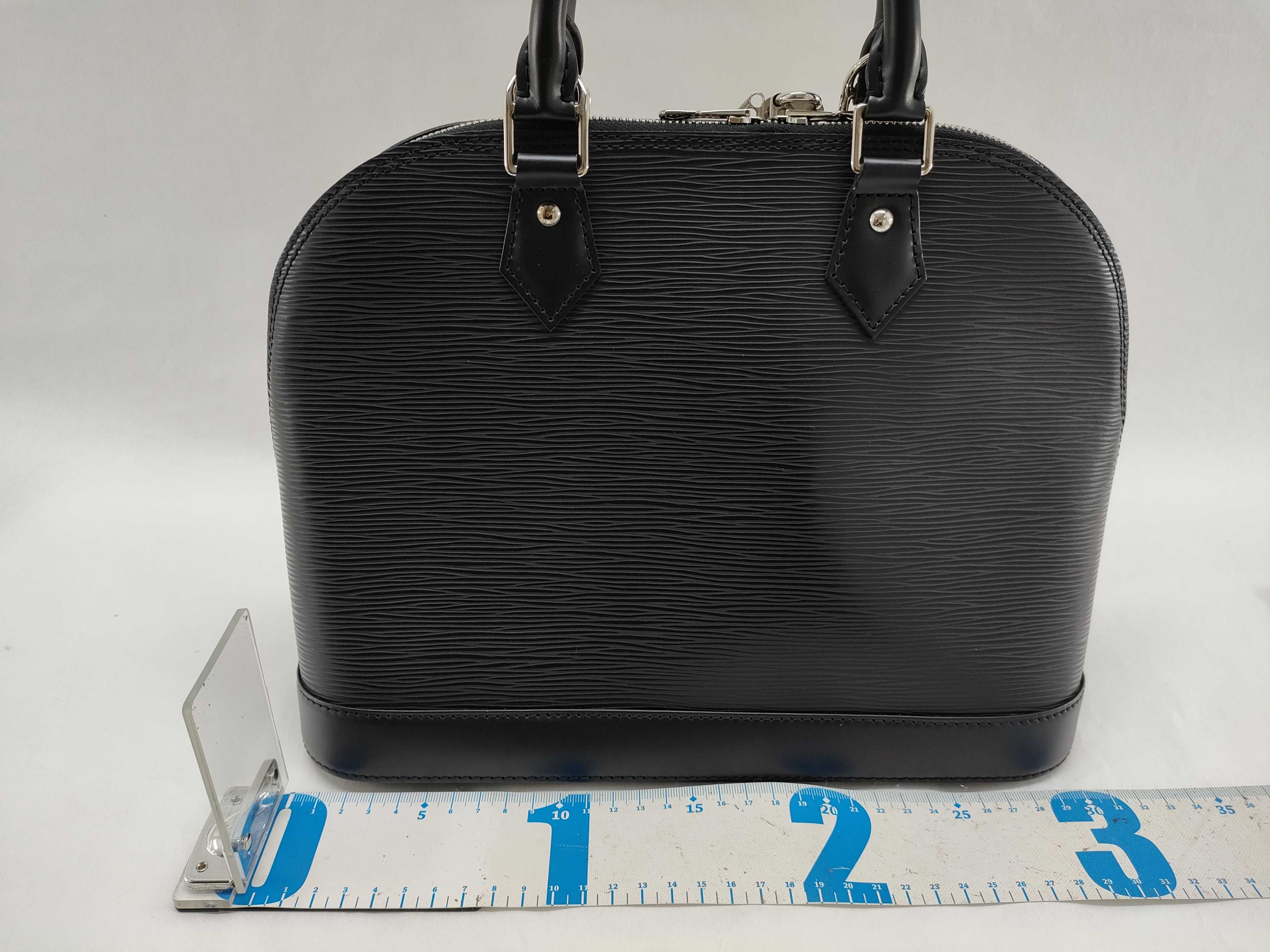 Epi Leather Alma Black Shell Bag M40302 Handbag — view 2