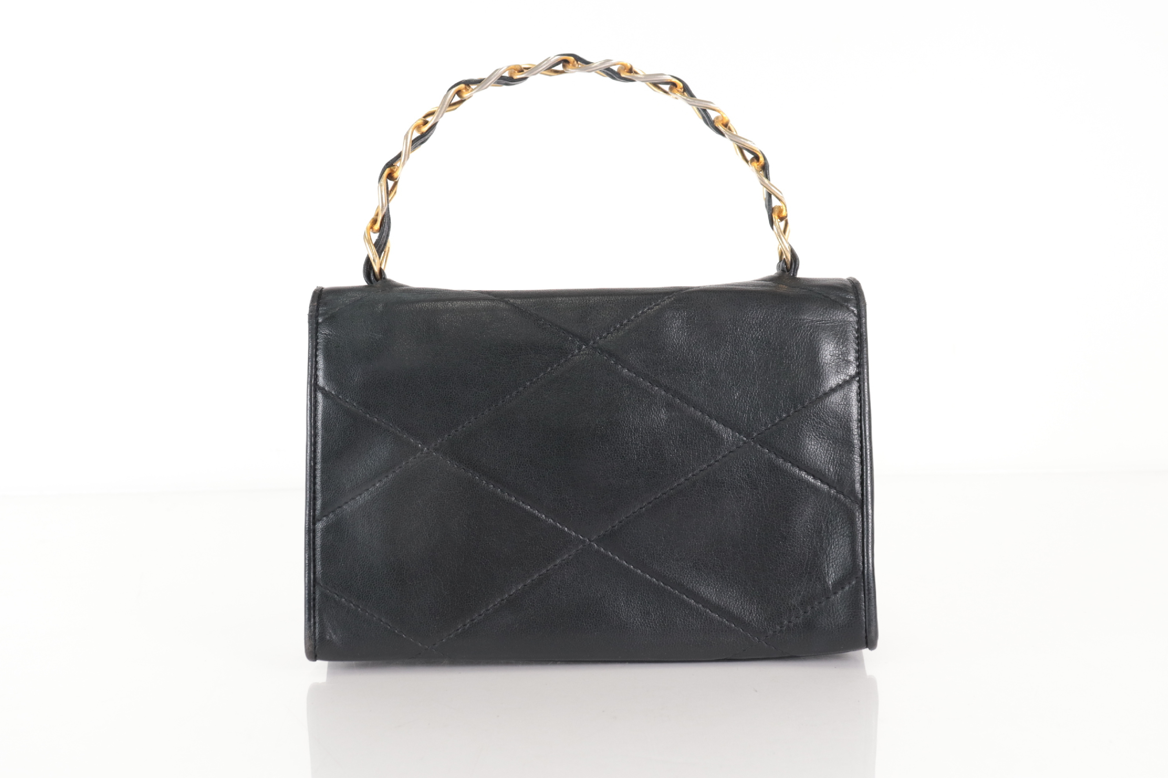 Coco Mark Lambskin Mini Chain Handbag (Serial Number 0) — view 2