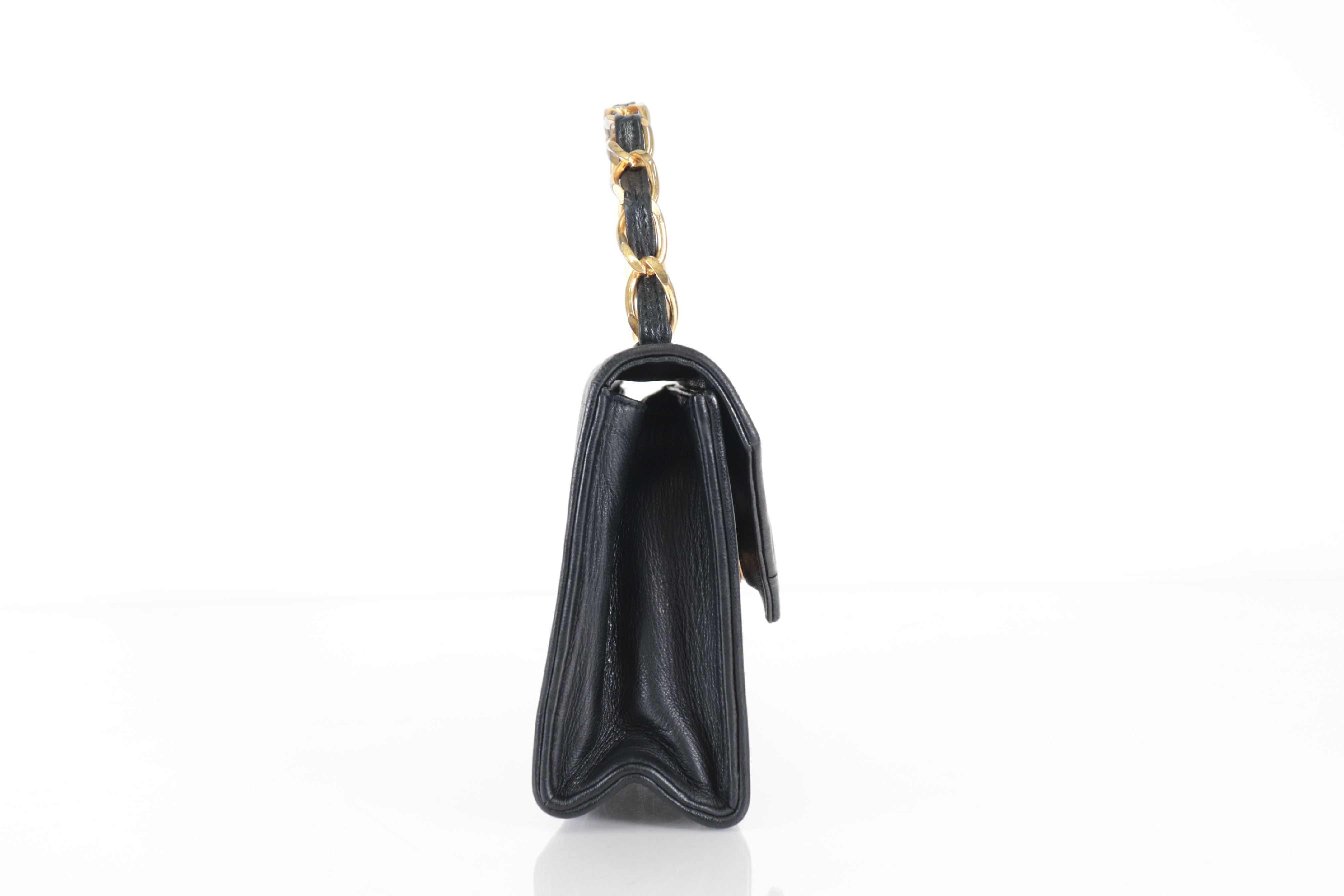 Coco Mark Lambskin Mini Chain Handbag (Serial Number 0) — view 3