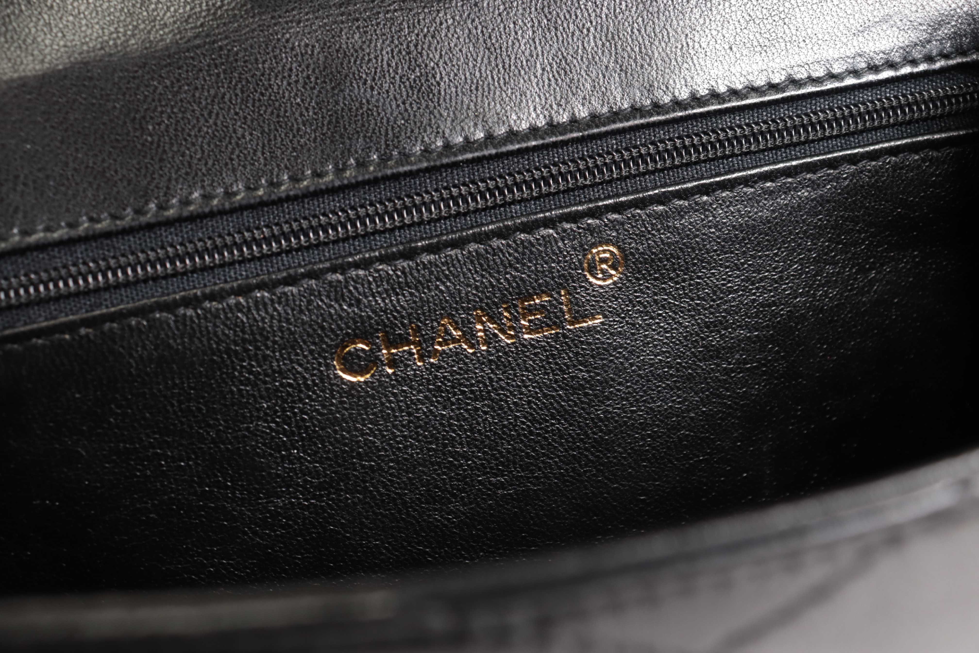 Coco Mark Lambskin Mini Chain Handbag (Serial Number 0) — view 7