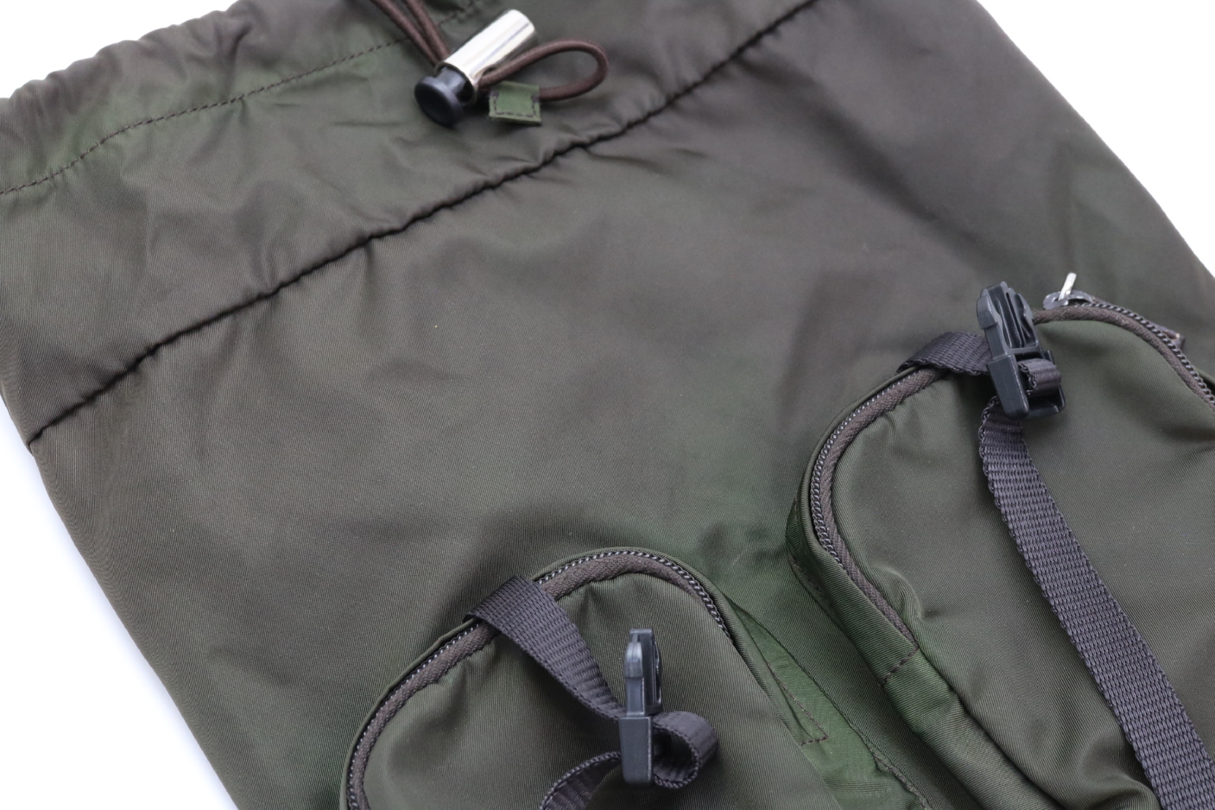 Triangle Logo Nylon Backpack Rucksack — view 11
