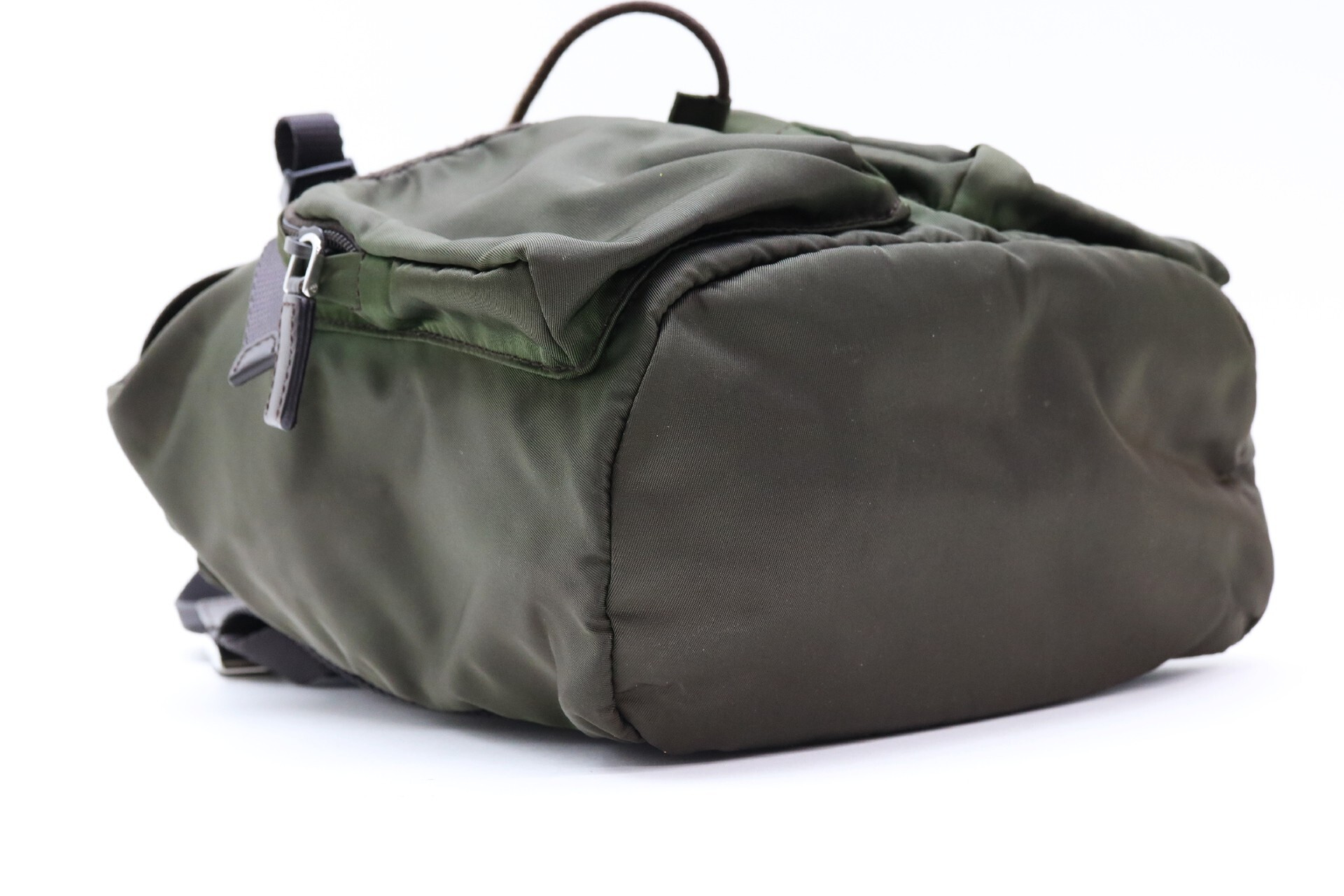 Triangle Logo Nylon Backpack Rucksack — view 5
