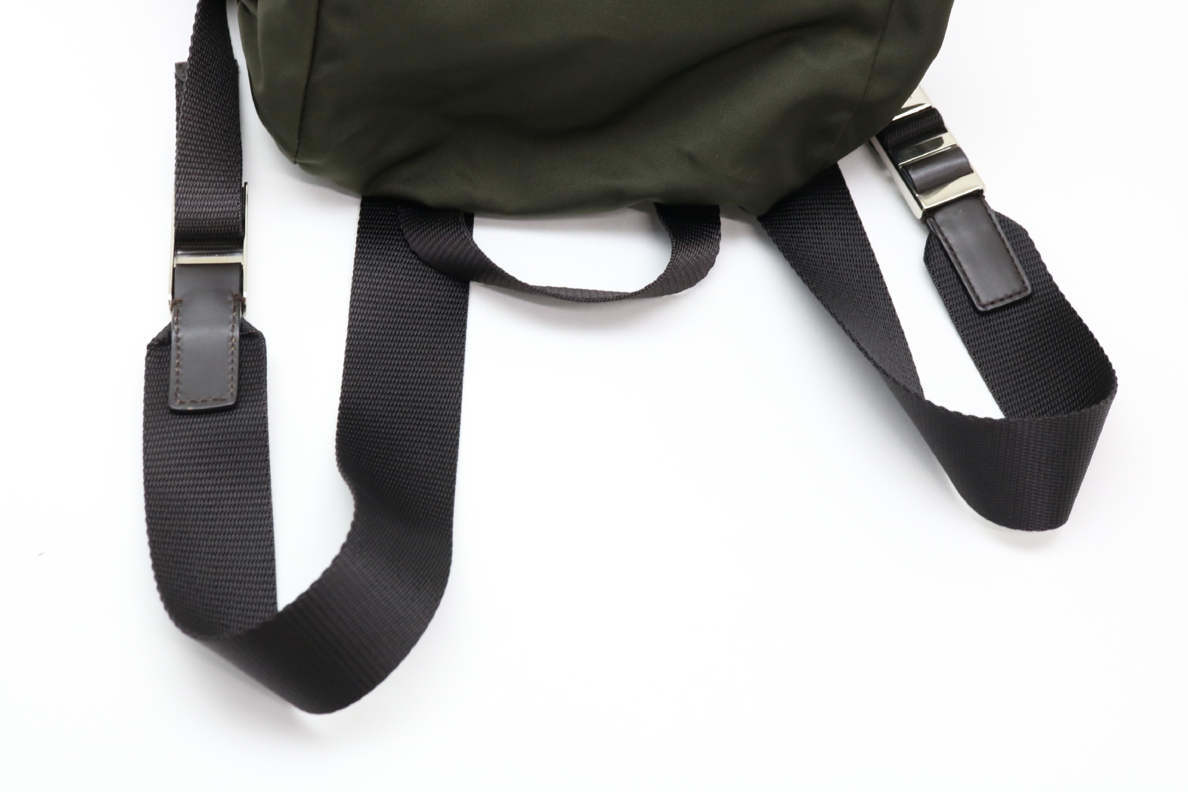 Triangle Logo Nylon Backpack Rucksack — view 7