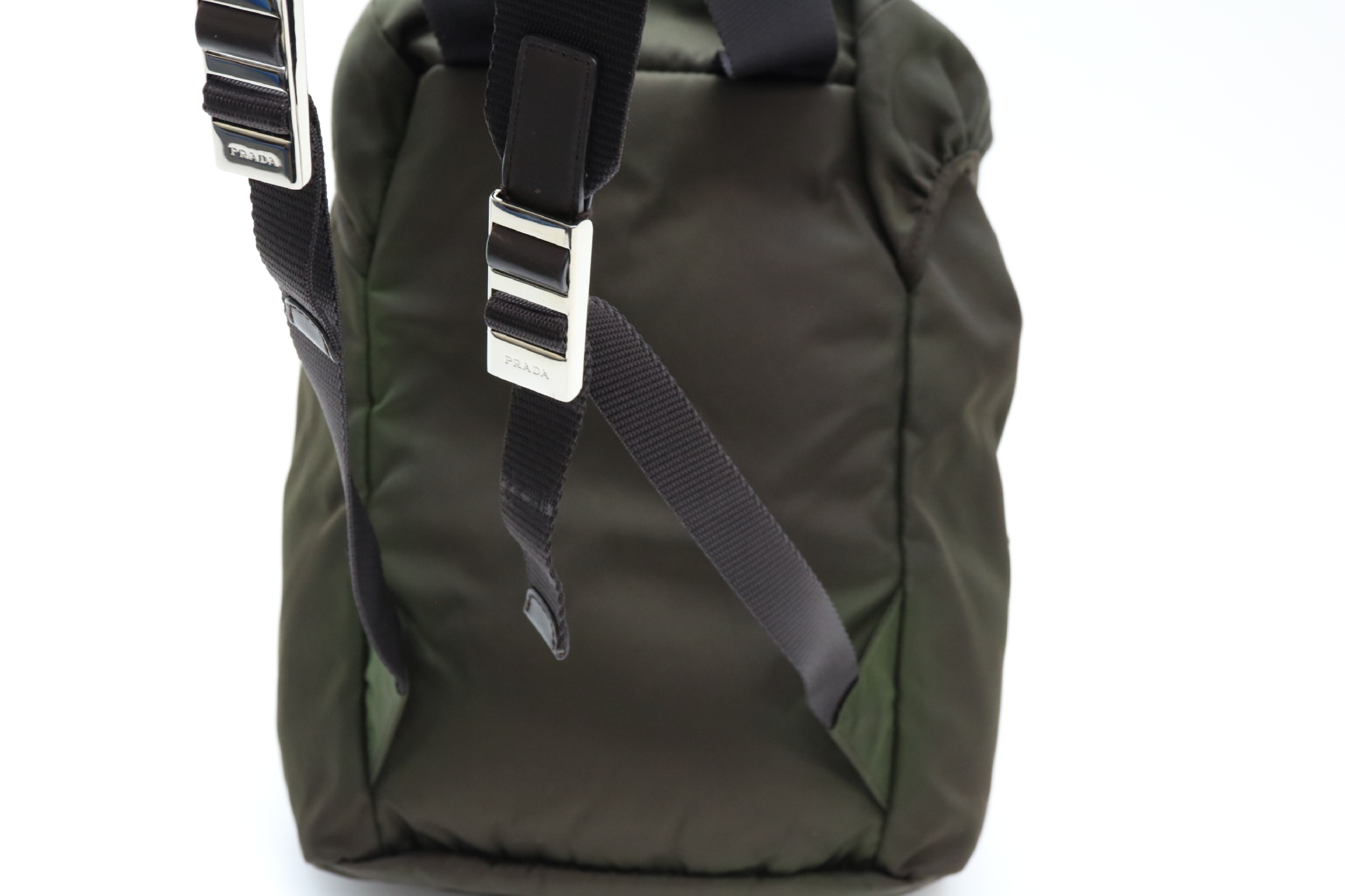 Triangle Logo Nylon Backpack Rucksack — view 8