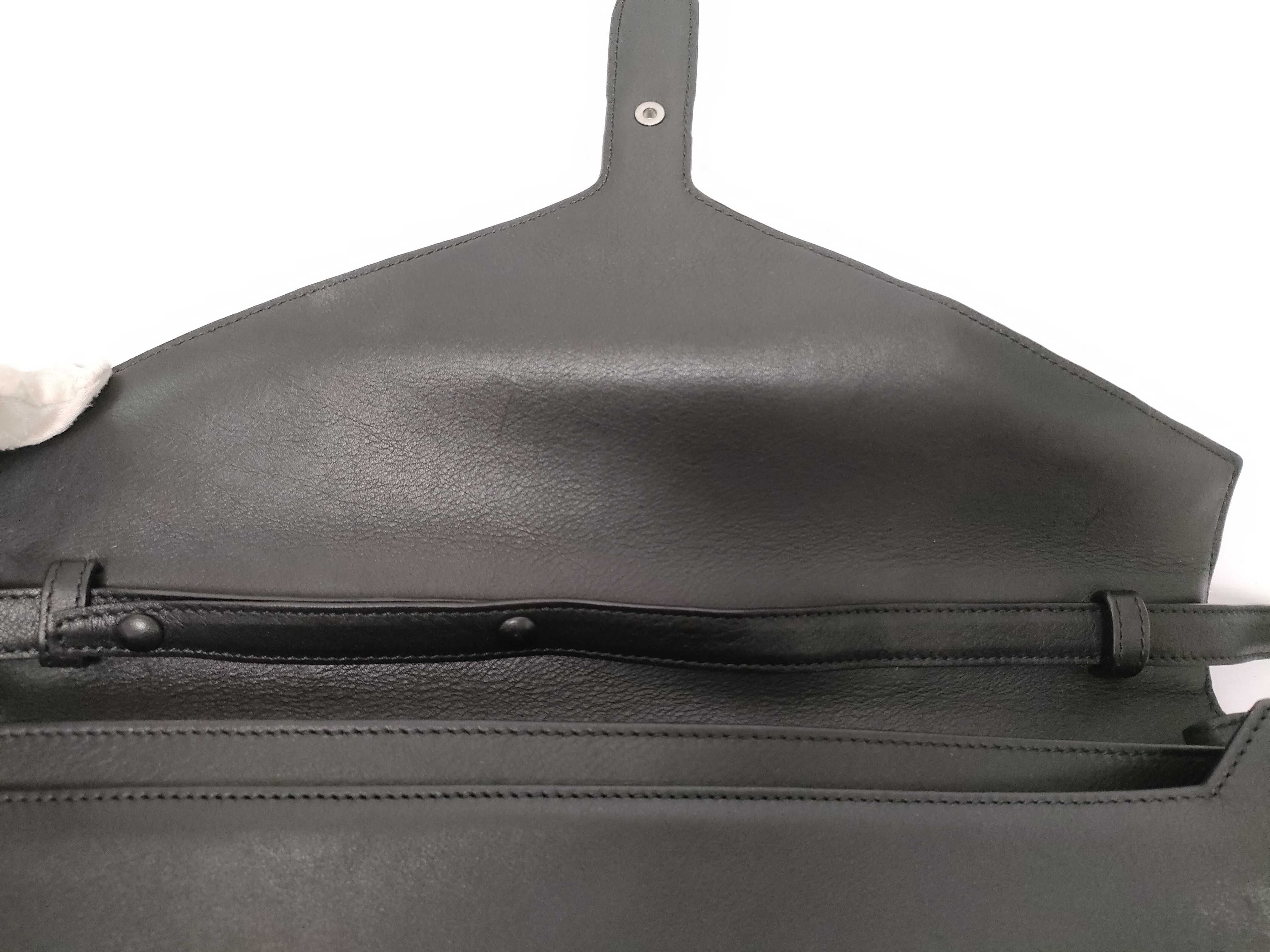 Anagram Leather Business Bag Shoulder Bag Black Business Bag — view 11