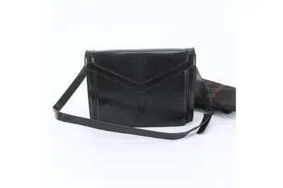 Lizard Leather 2-Way Shoulder Bag, Crossbody Bag, Clutch