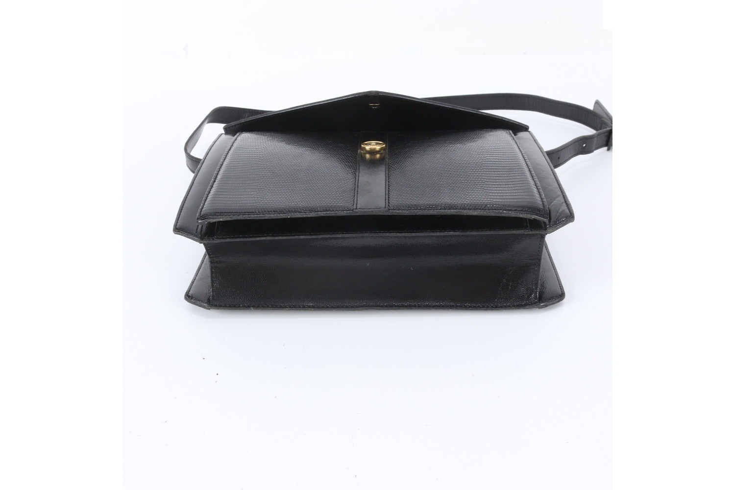 Lizard Leather 2-Way Shoulder Bag, Crossbody Bag, Clutch — view 6