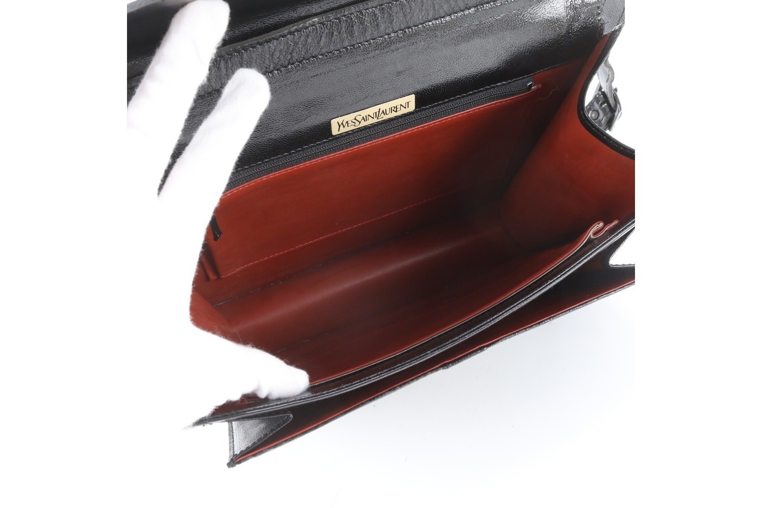 Lizard Leather 2-Way Shoulder Bag, Crossbody Bag, Clutch — view 7