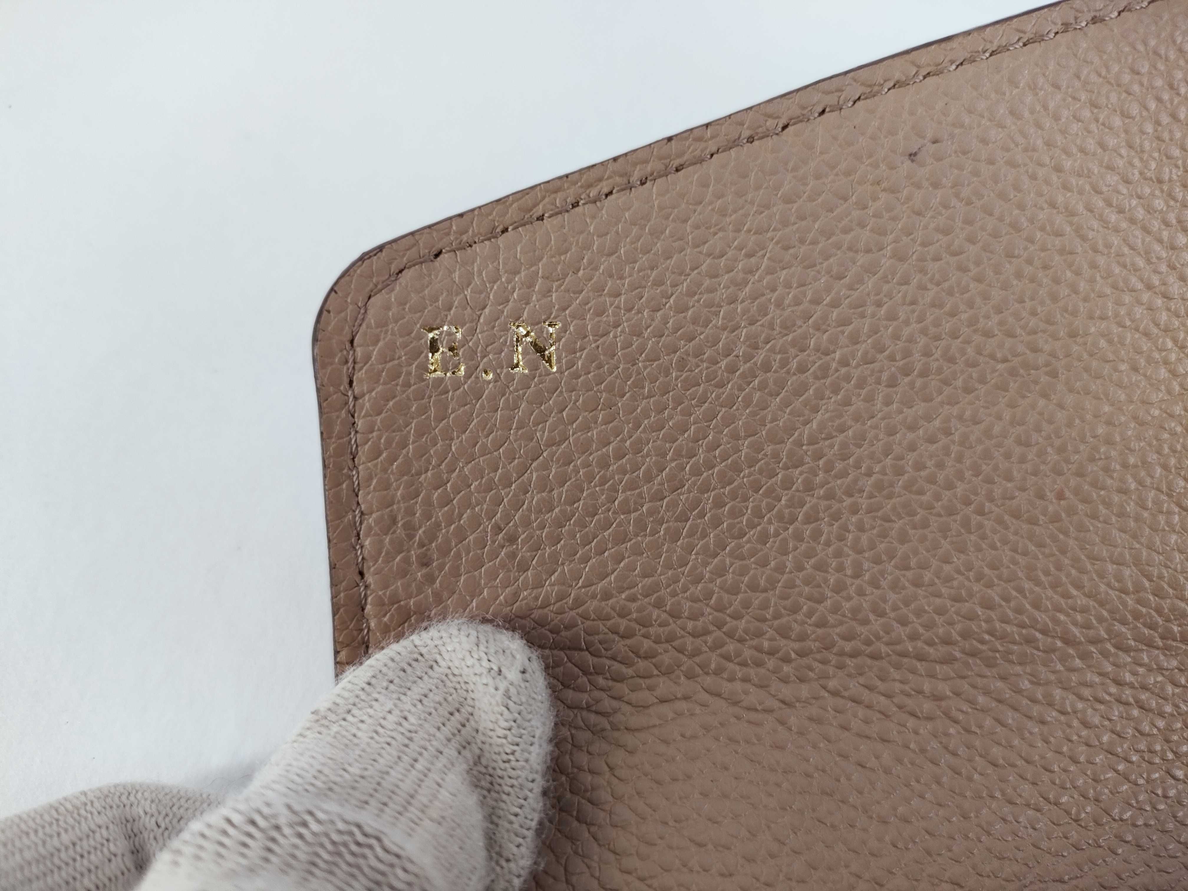 Monogram Louis Vuitton Empreinte Portefeuille Sarah Bicolor Tourterelle M81049 RFID Wallet — view 10