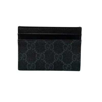 GG Supreme Black Card Case (Unused)