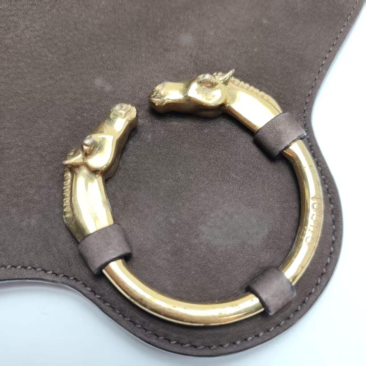 【*Shipped from: China*】GUCCI Horsebit Leather Shoulder Bag 296881 — view 11