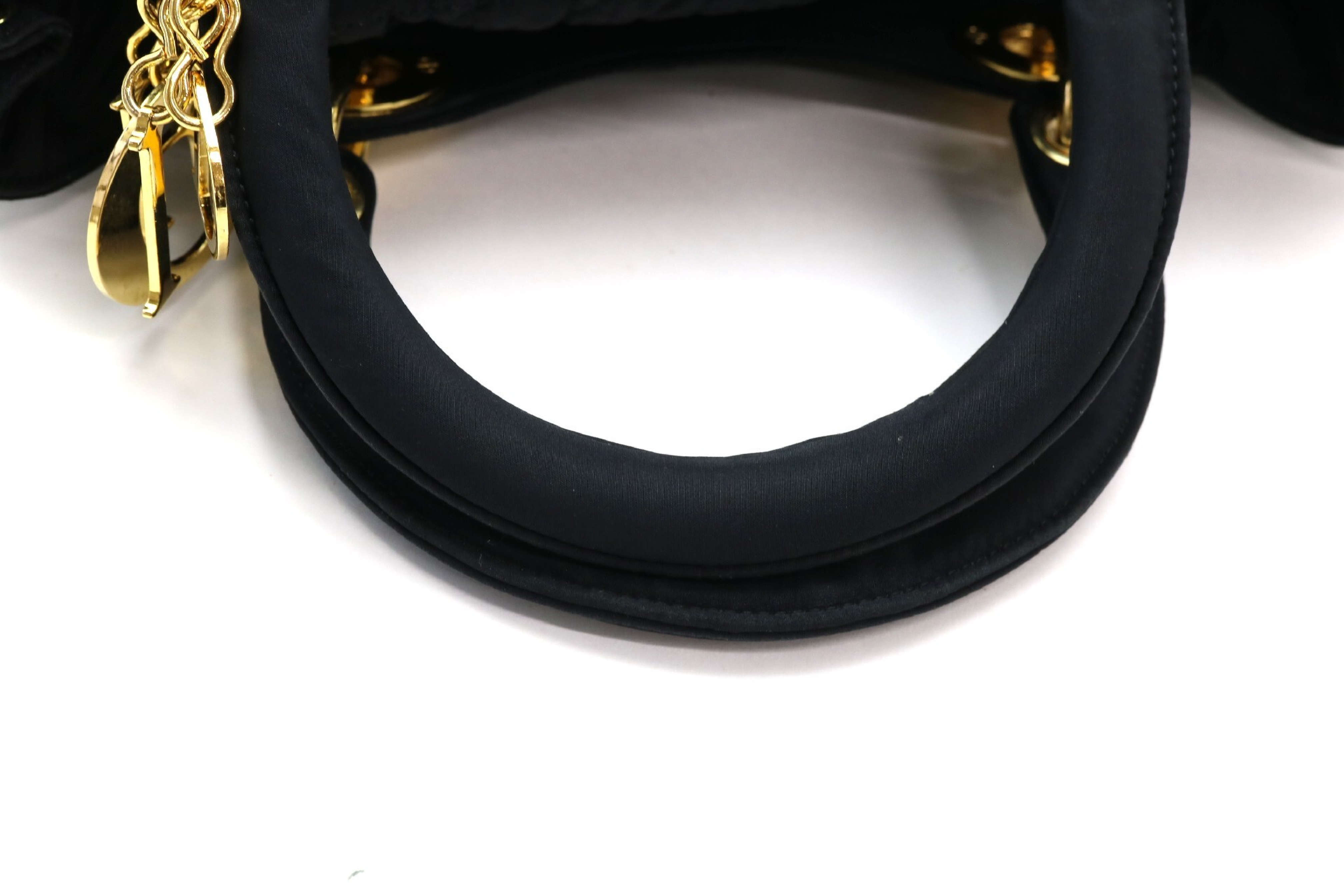 Lady Dior Cannage Nylon Handbag — view 7