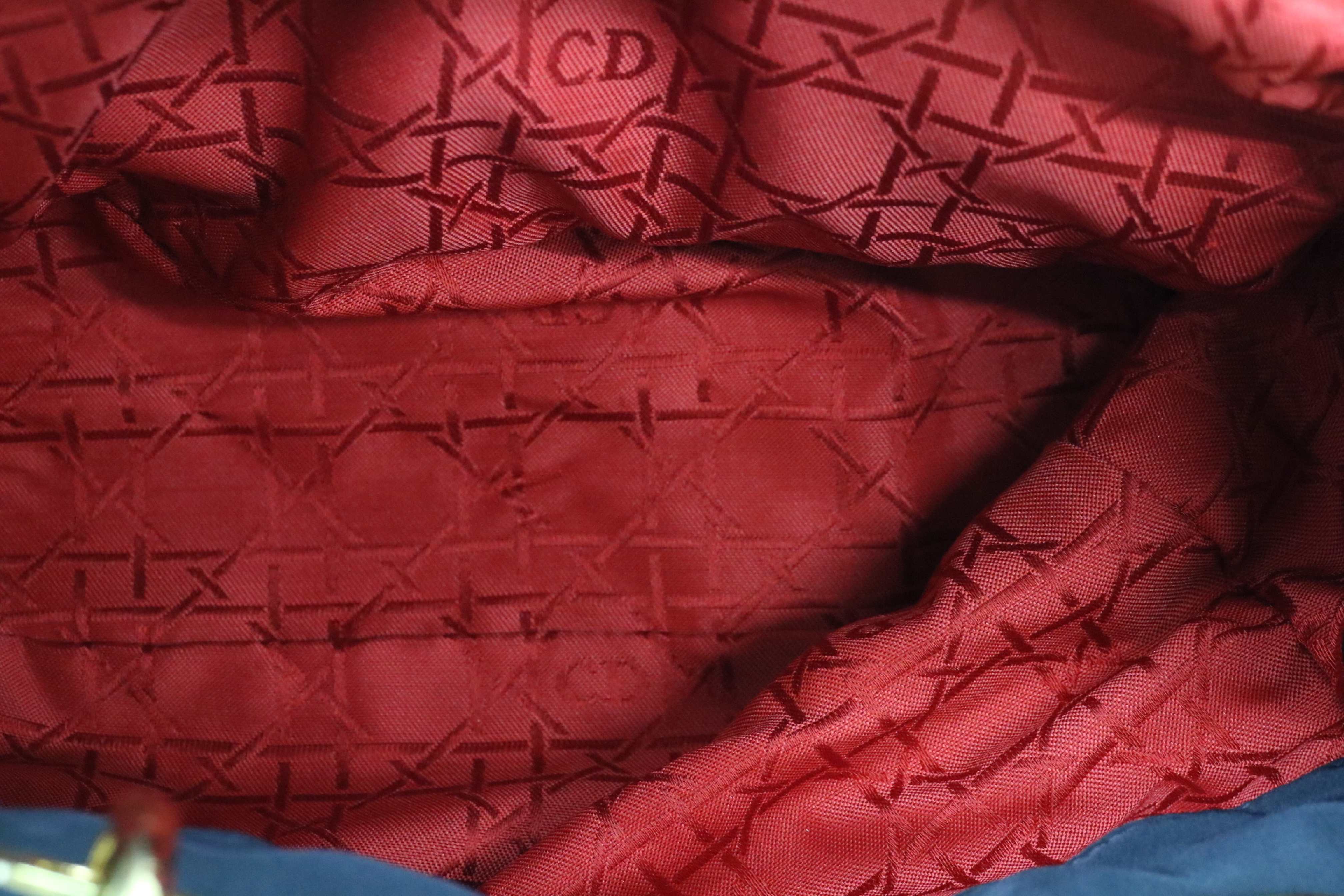 Lady Dior Cannage Nylon Handbag — view 9
