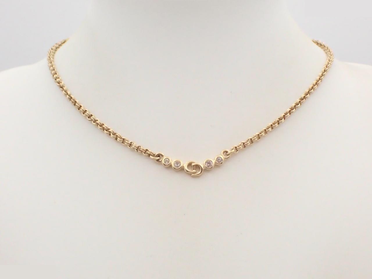 Gold necklace, chain approximately 43cm — view 3