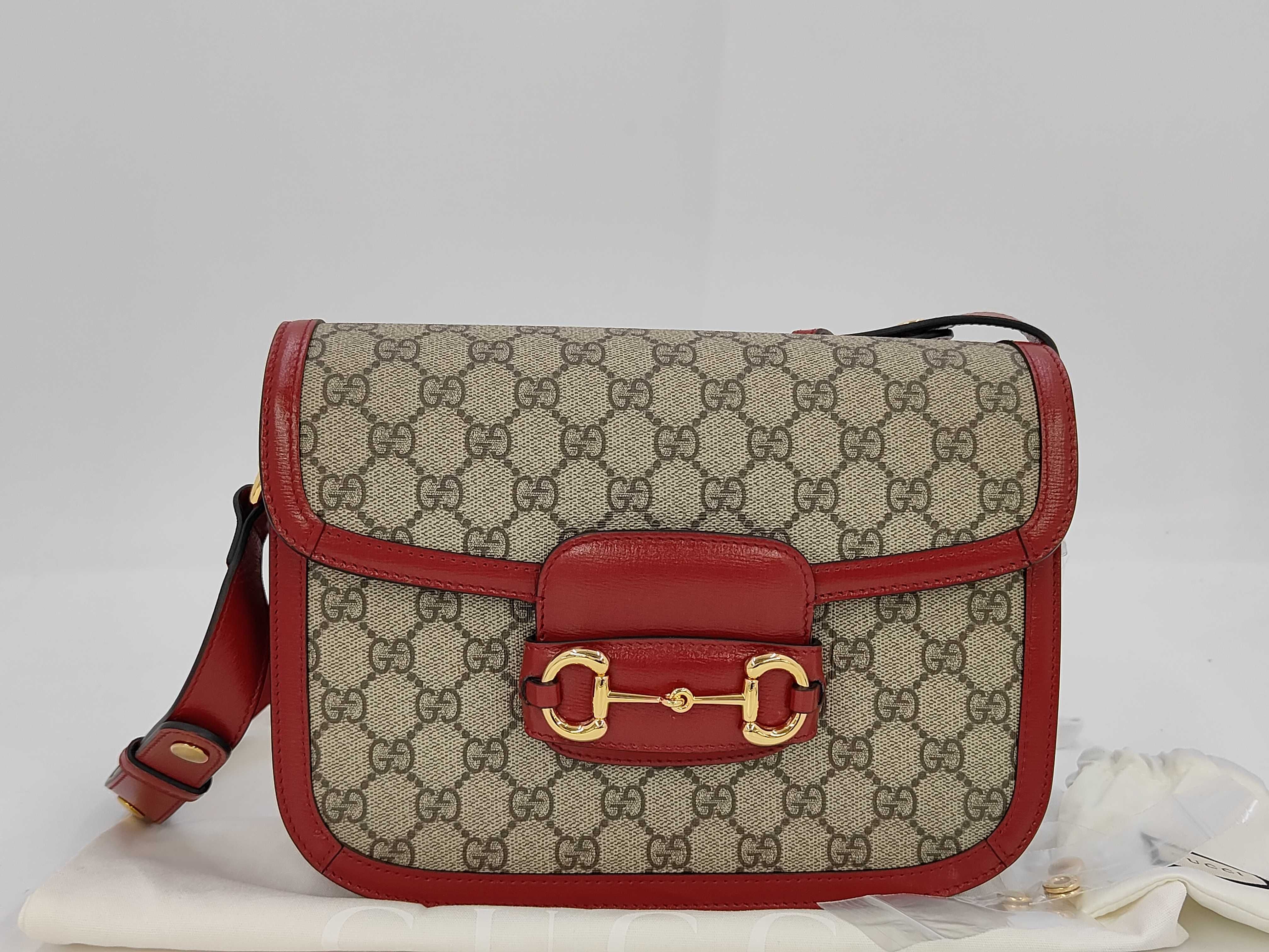 602204 Supreme Red One-Shoulder Shoulder Bag