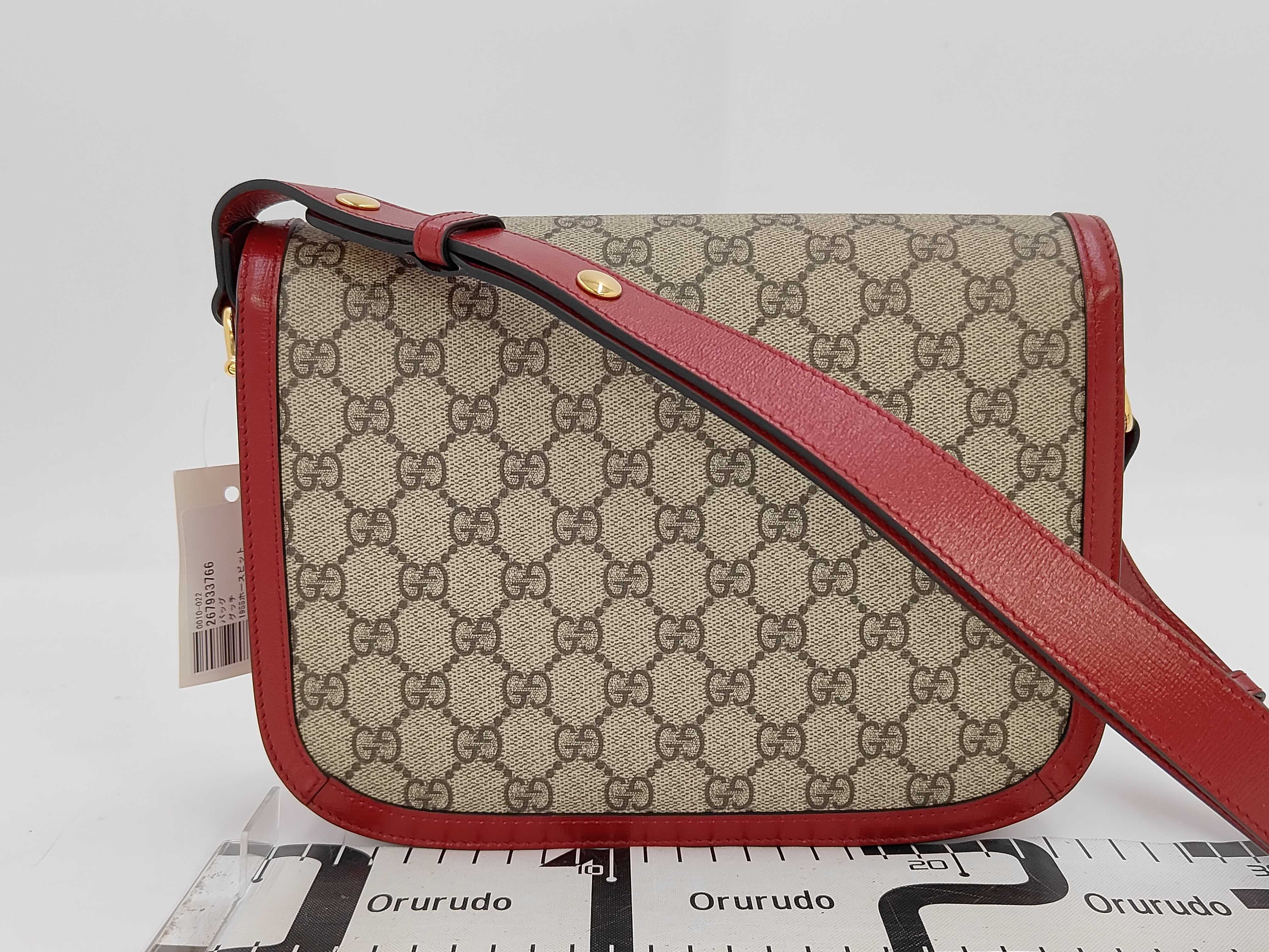 602204 Supreme Red One-Shoulder Shoulder Bag — view 2