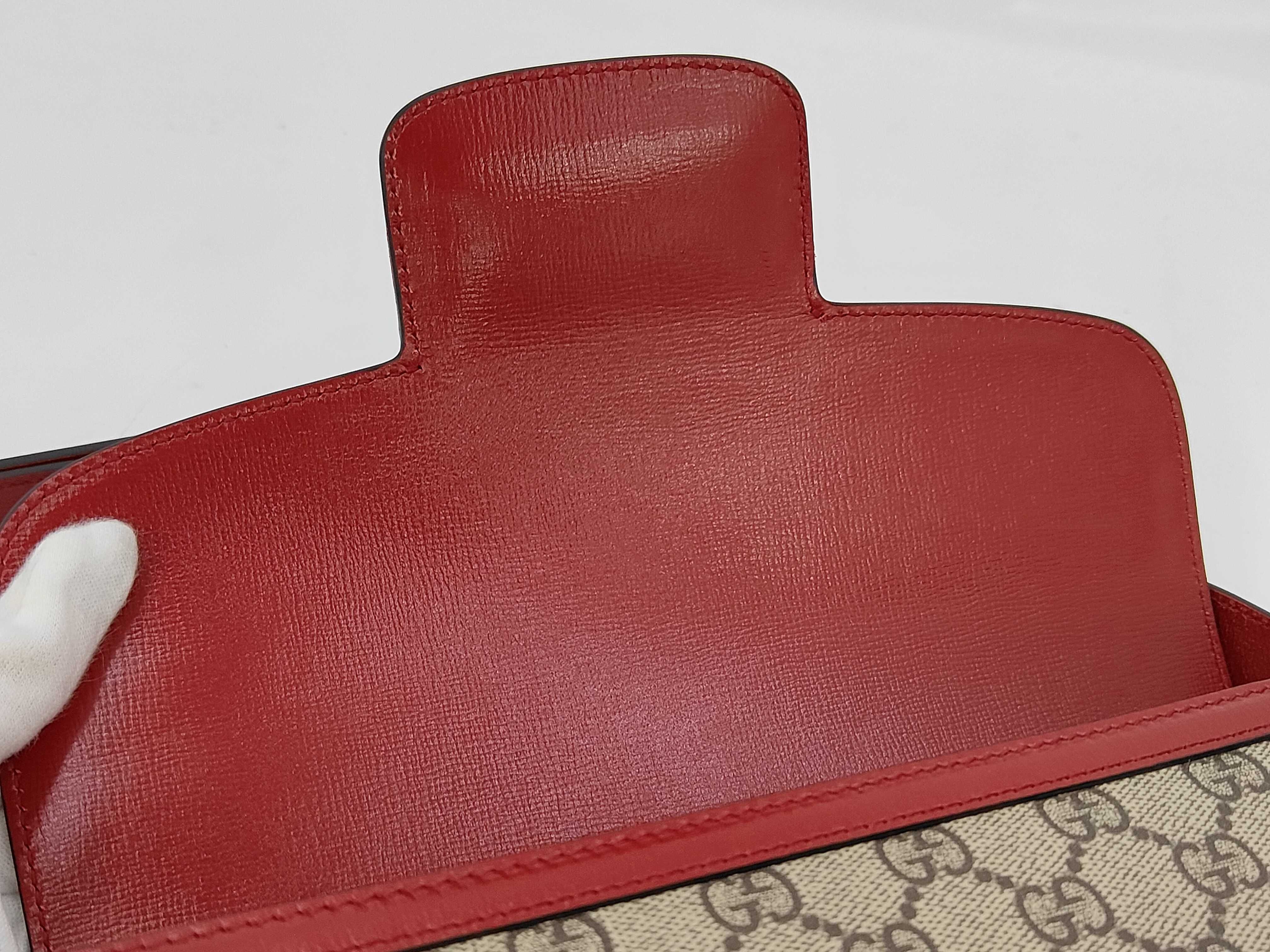 602204 Supreme Red One-Shoulder Shoulder Bag — view 11