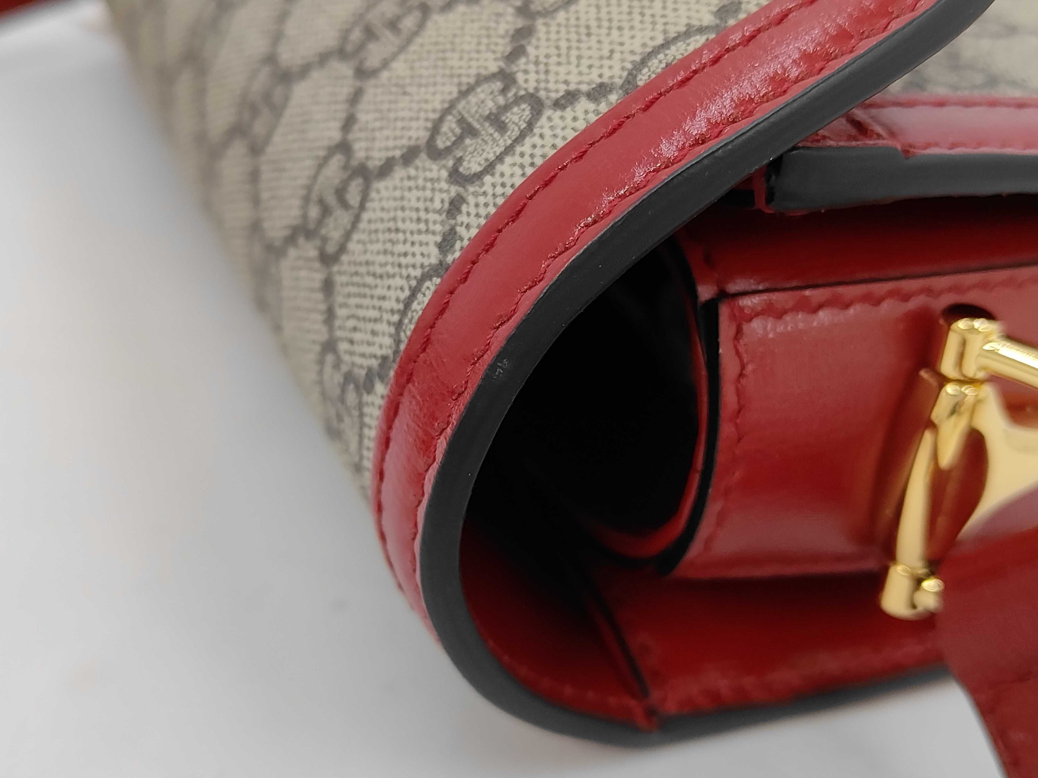 602204 Supreme Red One-Shoulder Shoulder Bag — view 12