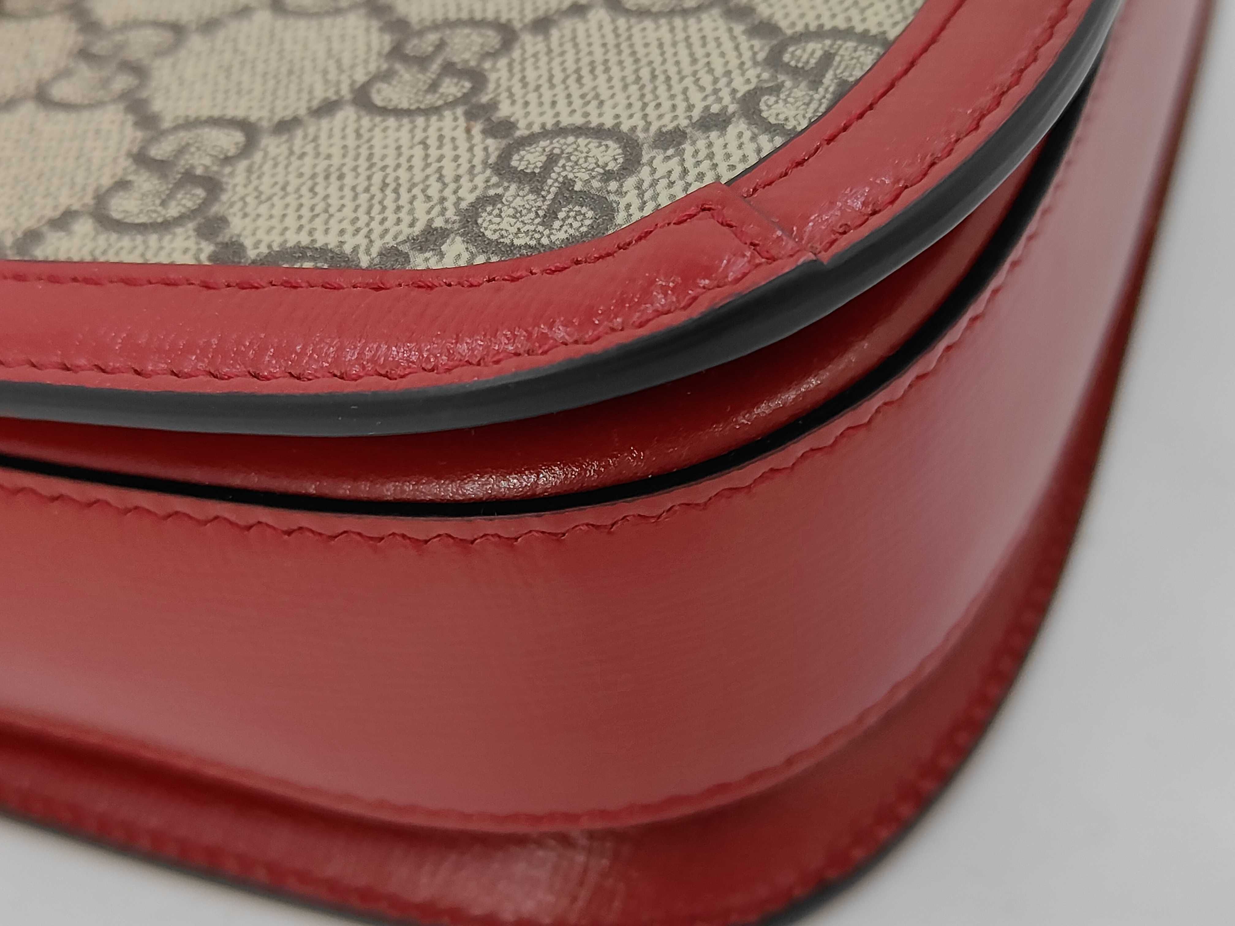 602204 Supreme Red One-Shoulder Shoulder Bag — view 3