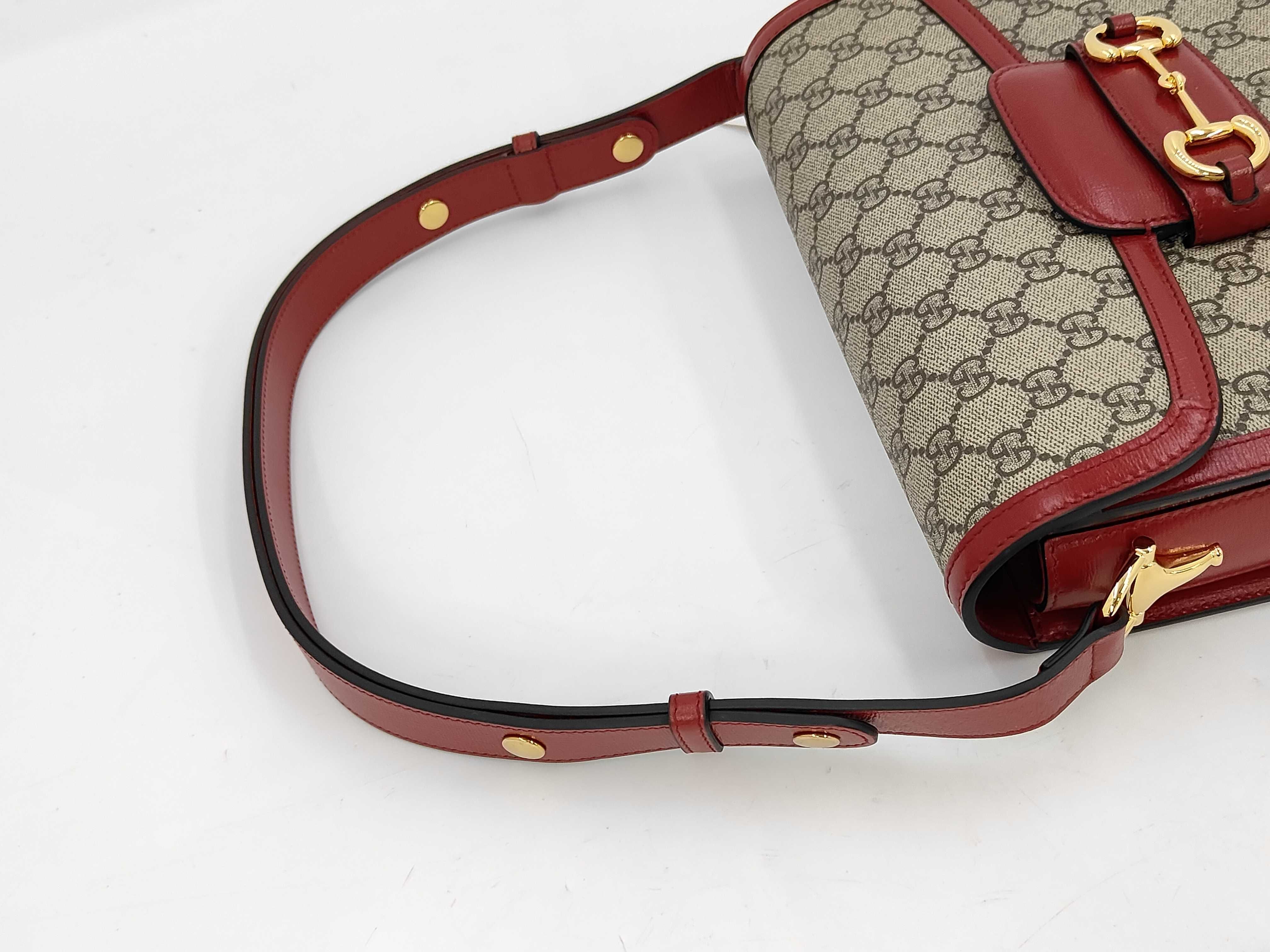 602204 Supreme Red One-Shoulder Shoulder Bag — view 5